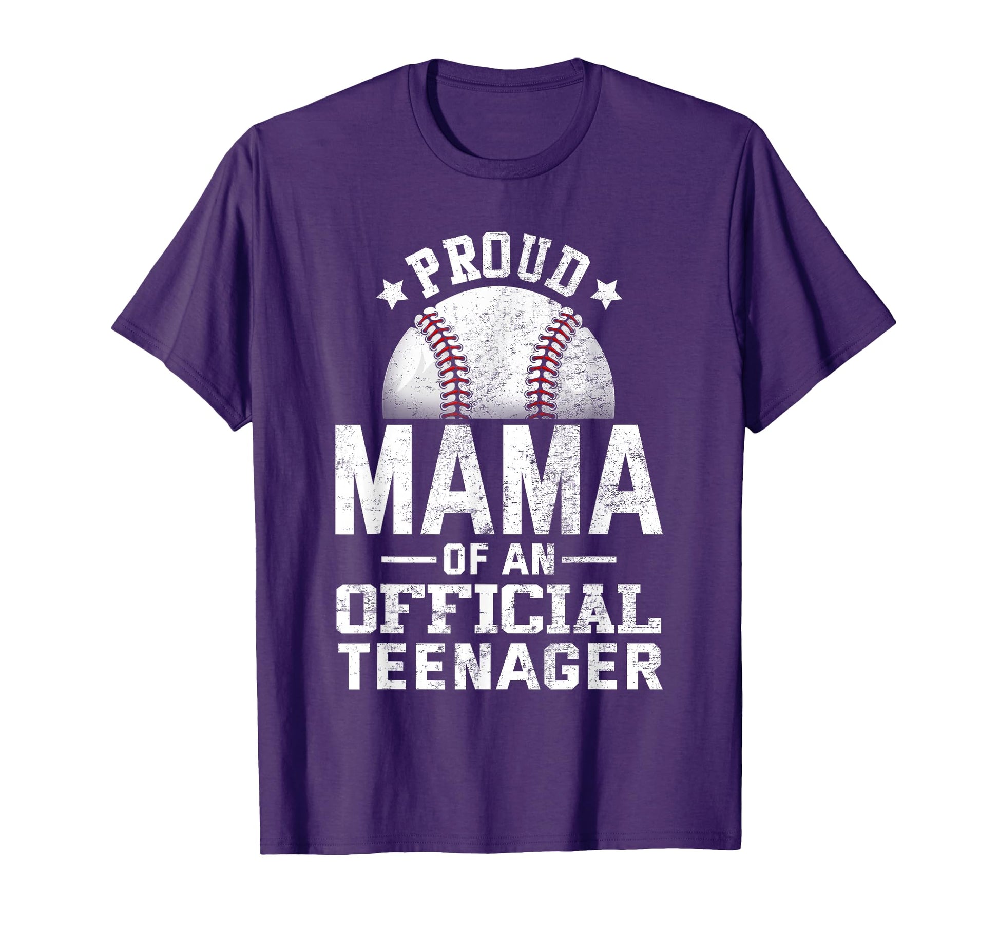 Proud Baseball Mama Teenager 13Th T-Shirt - Graphic Print for Adults - T-Shirt, Sweatshirt, Hoodie