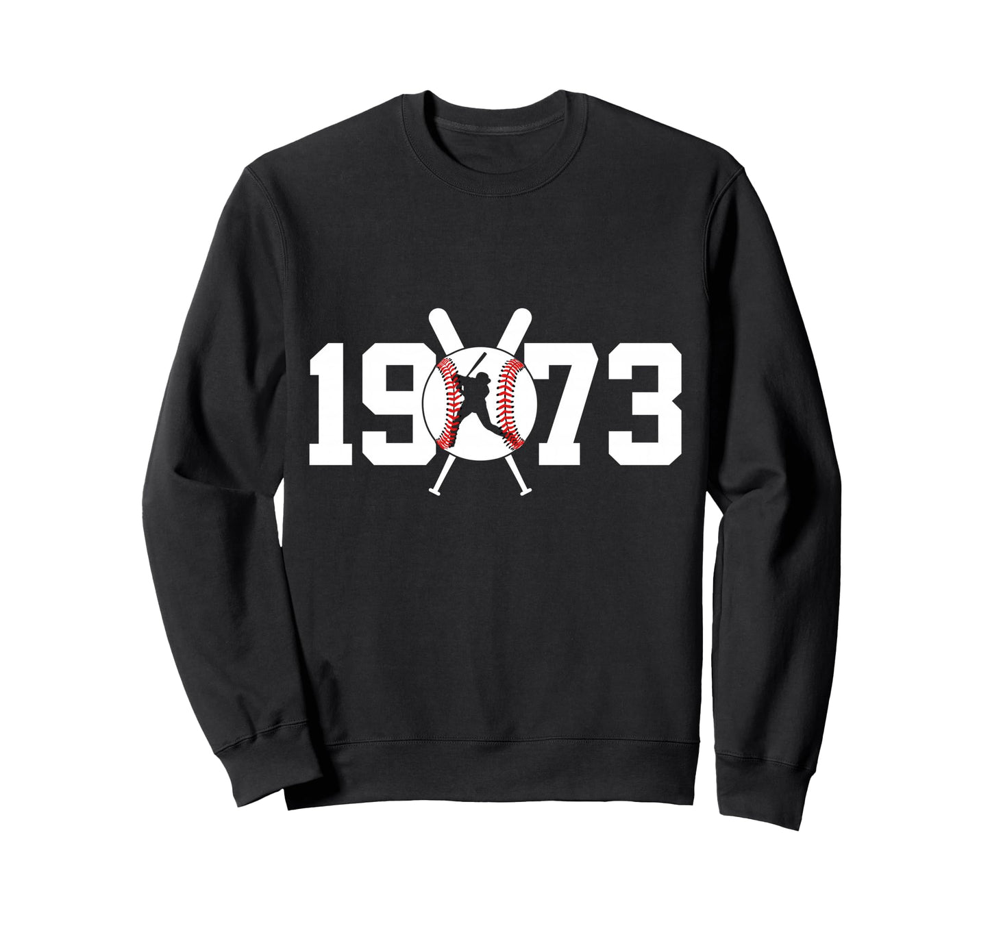 1973 Baseball 53Rd Birthday Sweatshirt - Unique Graphic Men Women - T-Shirt, Sweatshirt, Hoodie