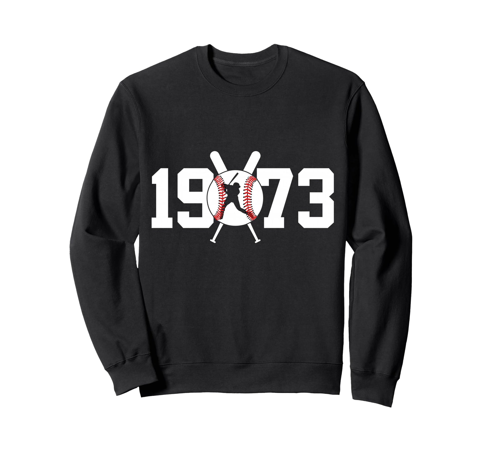 1973 Baseball 53Rd Birthday Sweatshirt - Unique Graphic Men Women - T-Shirt, Sweatshirt, Hoodie