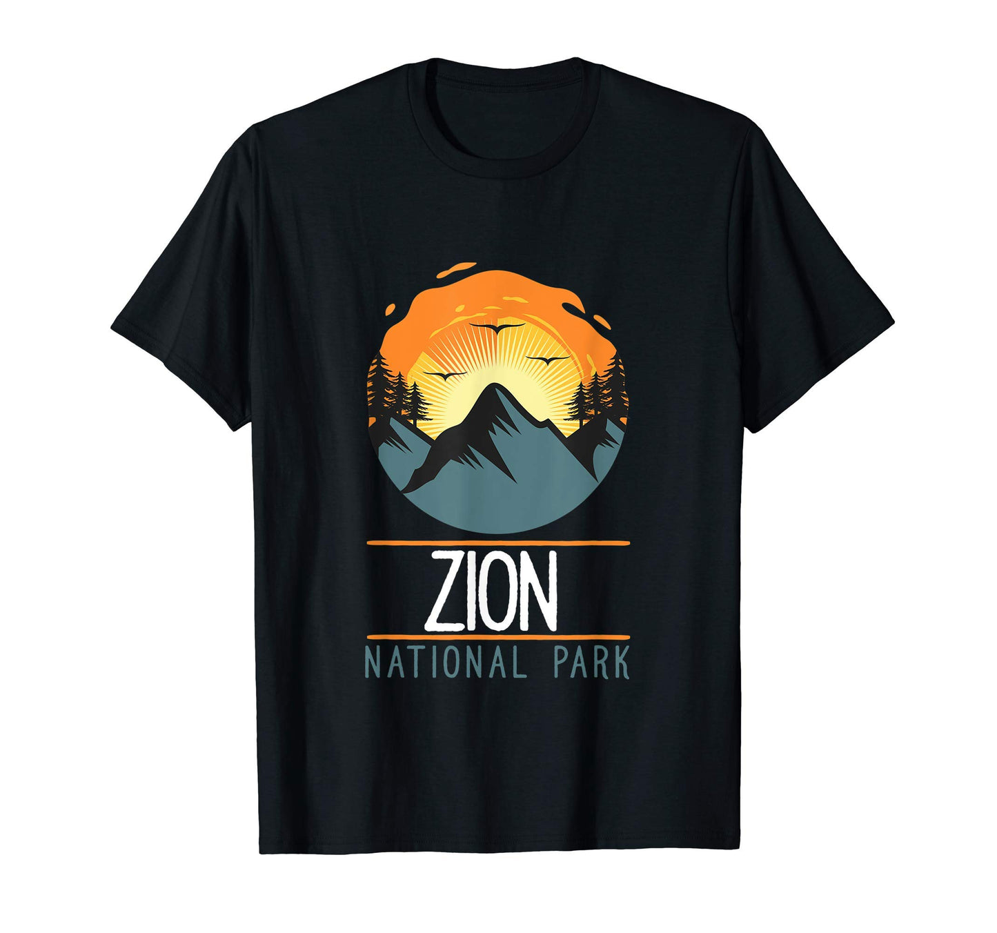 Zion National Park Utah Hiking T-Shirt - Aesthetic Graphic Men Women - T-Shirt, Sweatshirt, Hoodie
