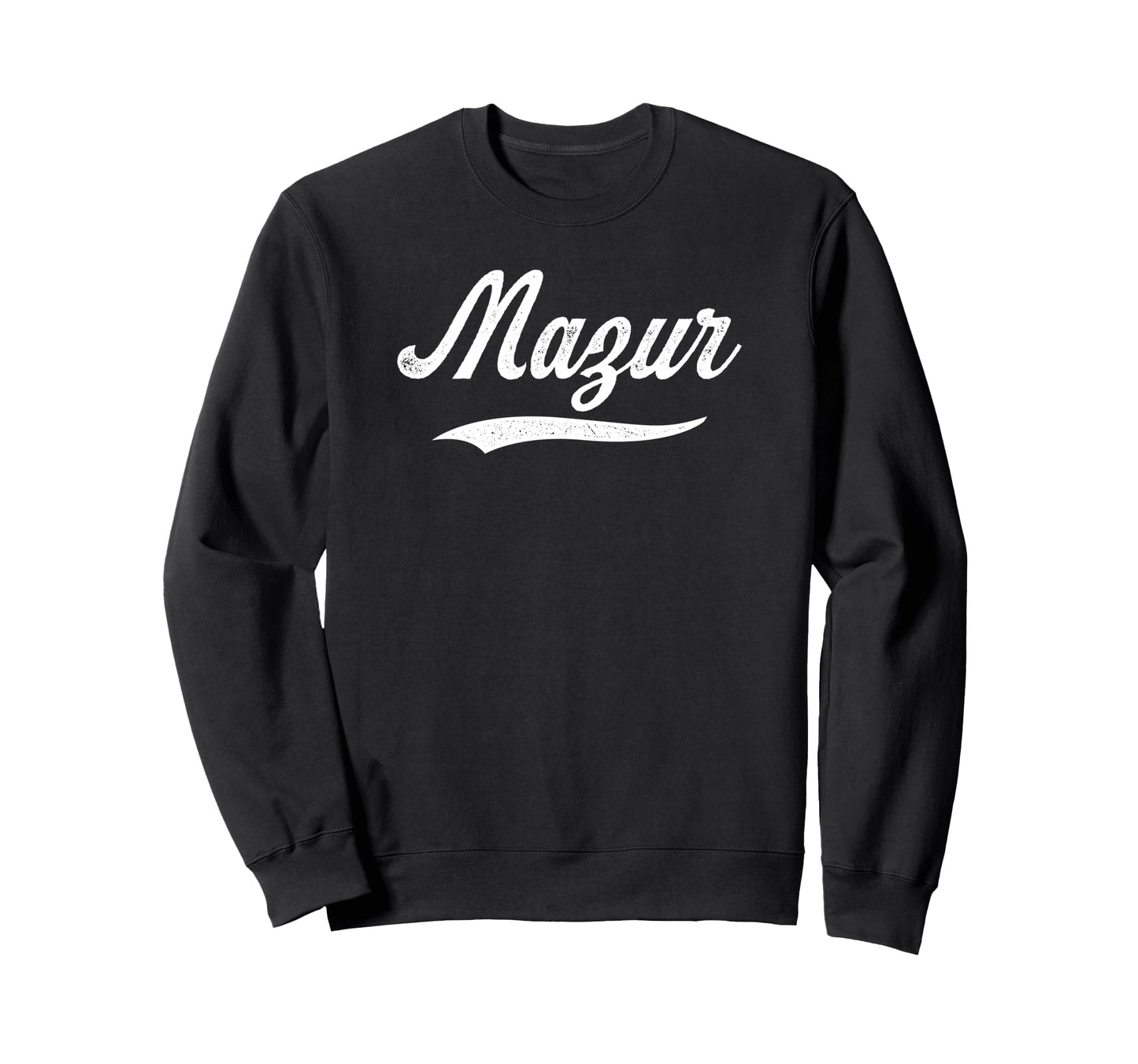 Distressed Script Adam Mazur Sweatshirt - Aesthetic Graphic for Adults - T-Shirt, Sweatshirt, Hoodie
