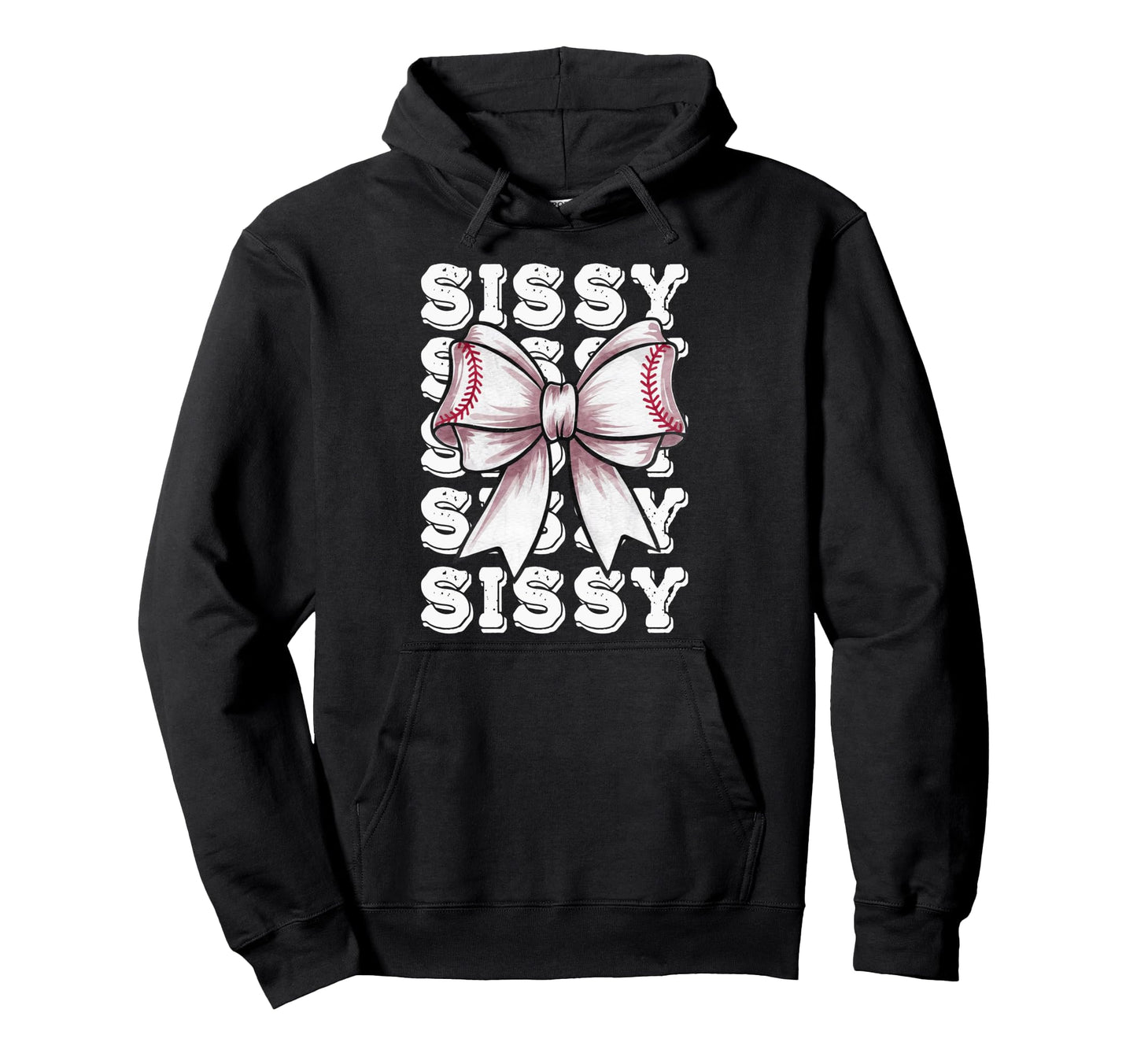 Coquette Baseball Sissy Matching Hoodie - Fun Novelty Design for Adults - T-Shirt, Sweatshirt, Hoodie
