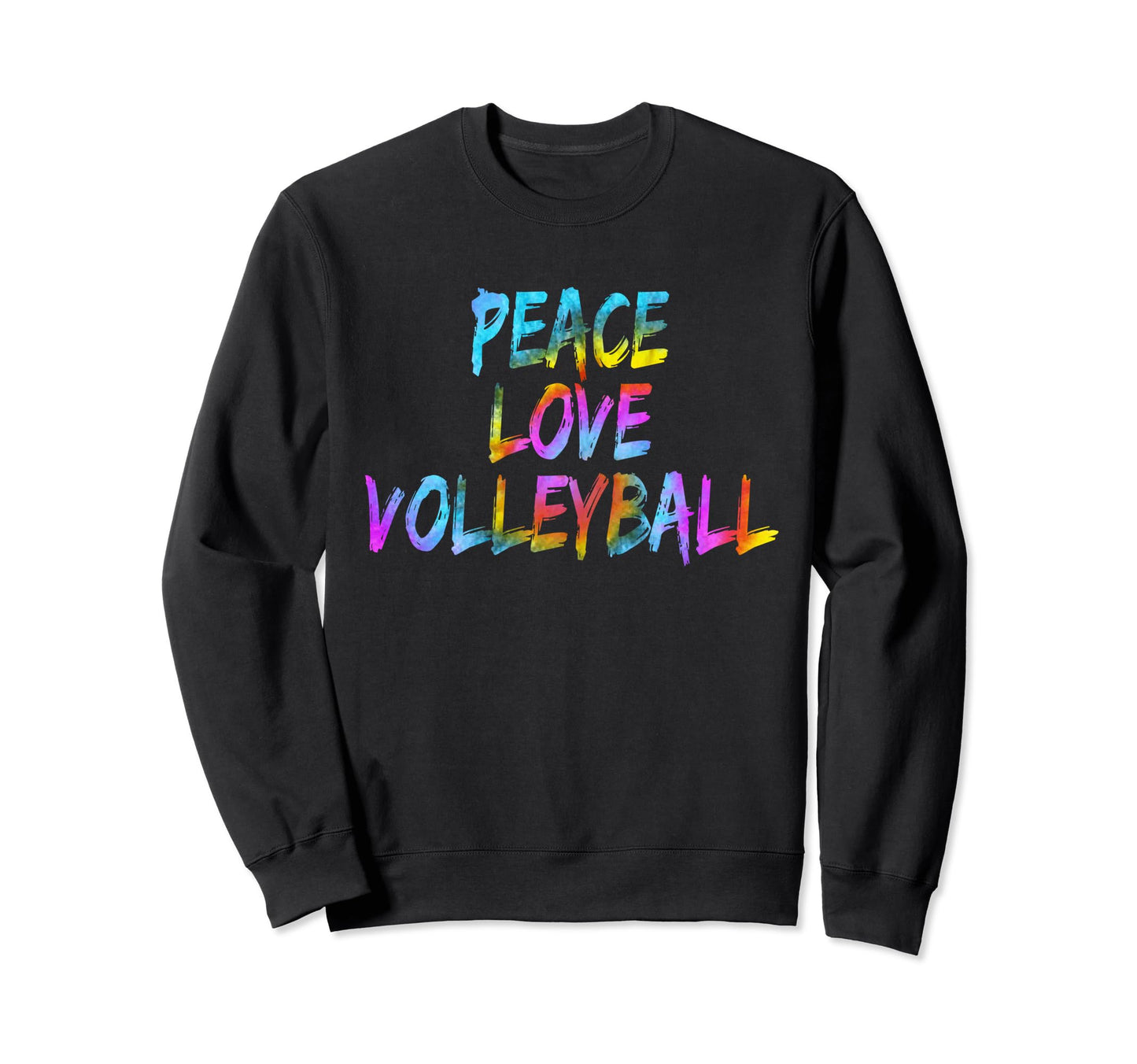 Beach Volleyball Peace Sign Motif Sweatshirt - Novelty Apparel for Adults - T-Shirt, Sweatshirt, Hoodie