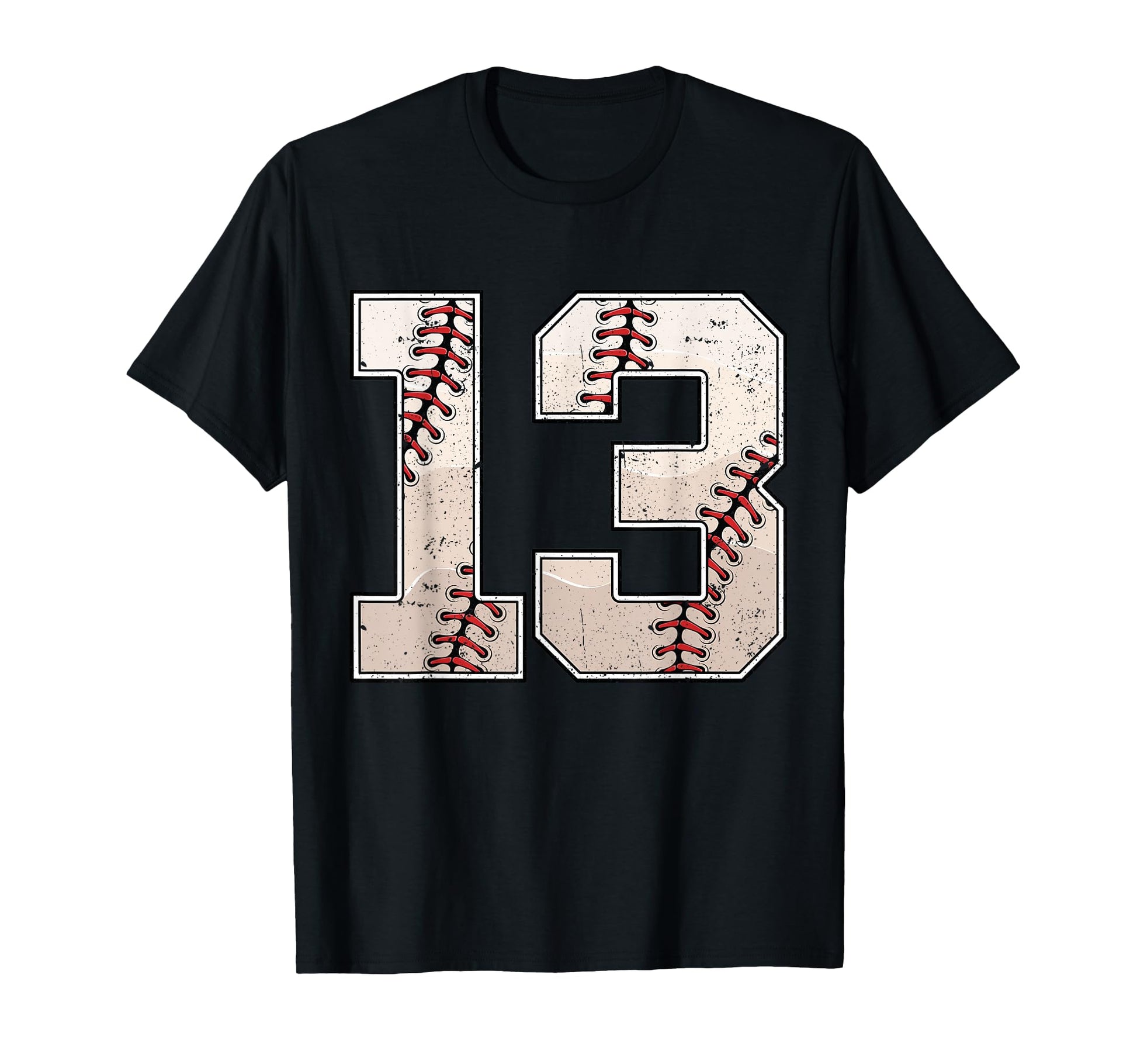 Baseball Birthday Thirteen 13 Years T-Shirt - Streetwear Style Men Women - T-Shirt, Sweatshirt, Hoodie