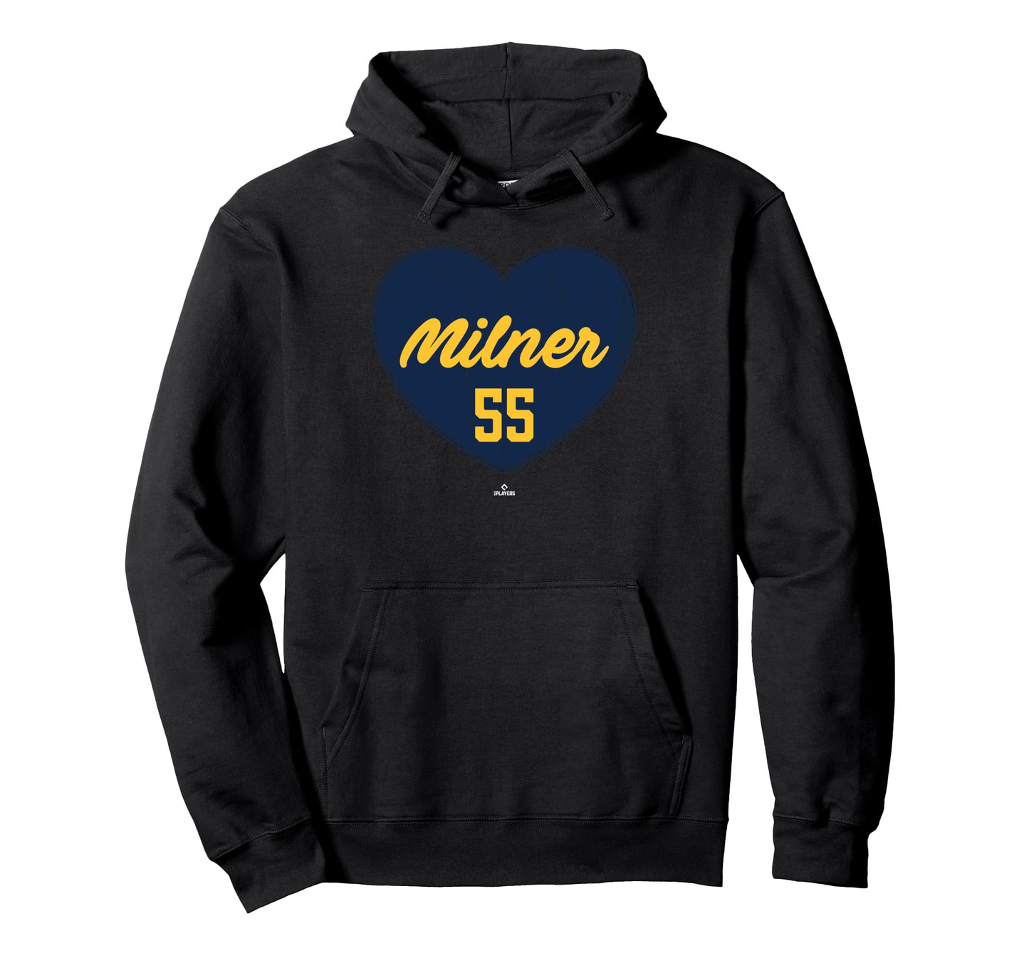 Distressed Heart Hoby Milner Hoodie - Minimalist Print for Adults - T-Shirt, Sweatshirt, Hoodie