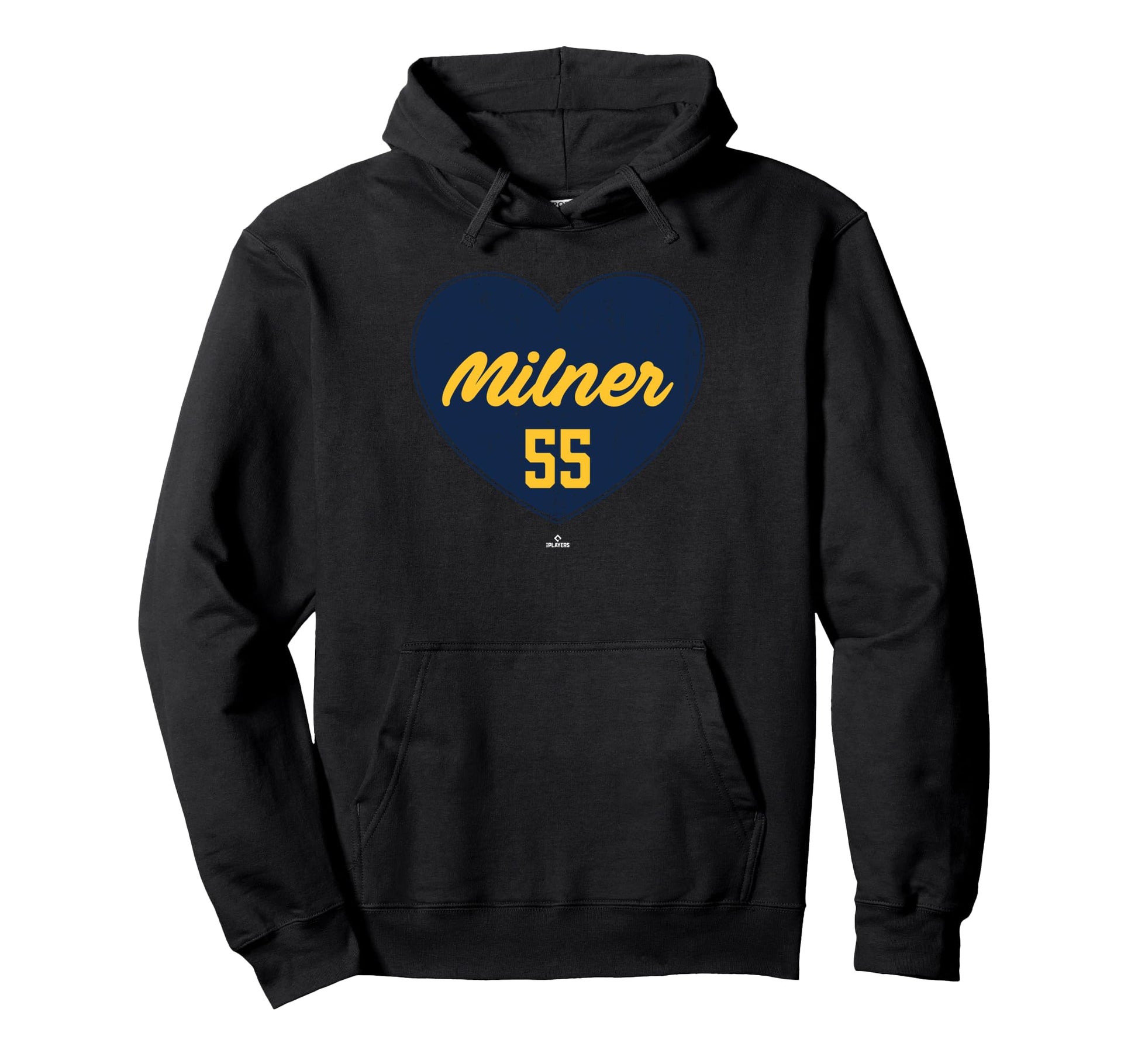 Distressed Heart Hoby Milner Hoodie - Minimalist Print for Adults - T-Shirt, Sweatshirt, Hoodie