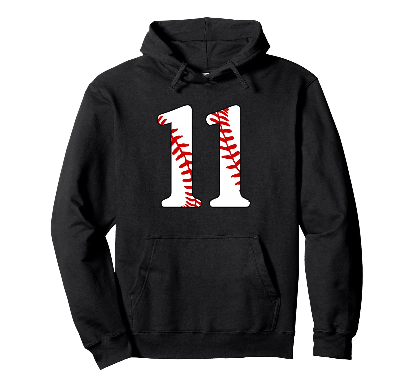 11 Baseball Fan 11Th Birthday Eleven 11 Hoodie - Trendy Graphic Unisex - T-Shirt, Sweatshirt, Hoodie