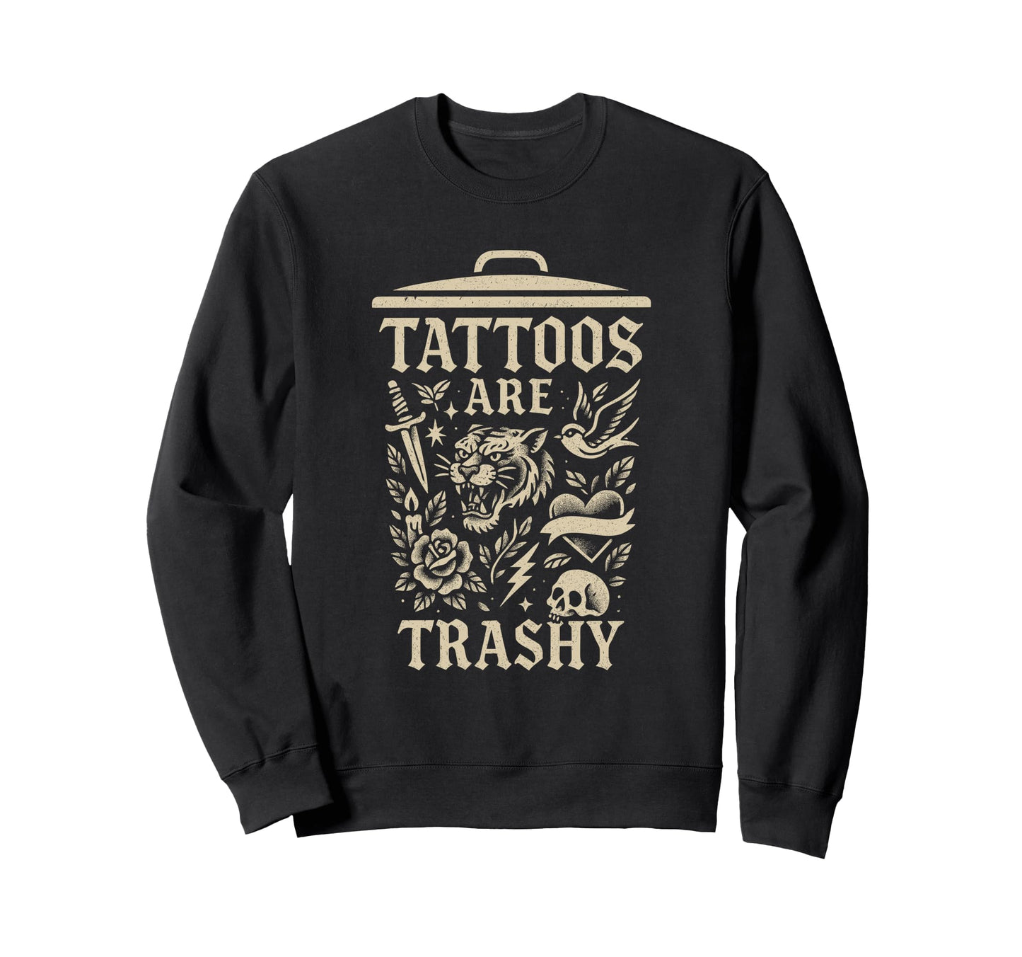 Tattoo Artist Tattoo Flash Art Sweatshirt - Custom Art Print for Adults - T-Shirt, Sweatshirt, Hoodie