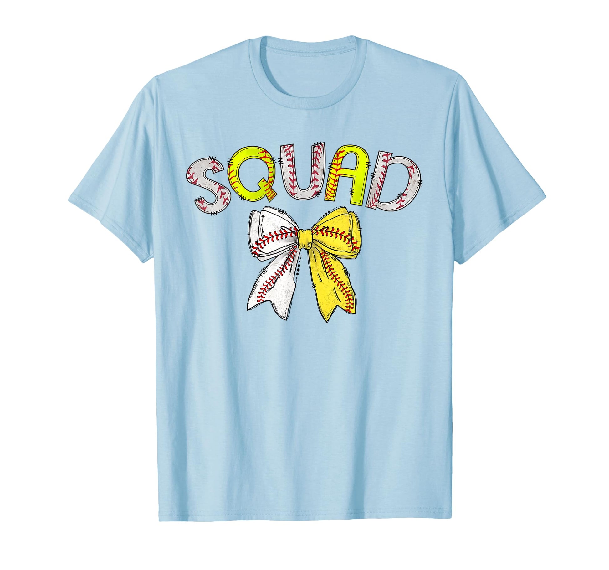 Squad Both Half Baseball Softball T-Shirt - Aesthetic Graphic Men Women - T-Shirt, Sweatshirt, Hoodie