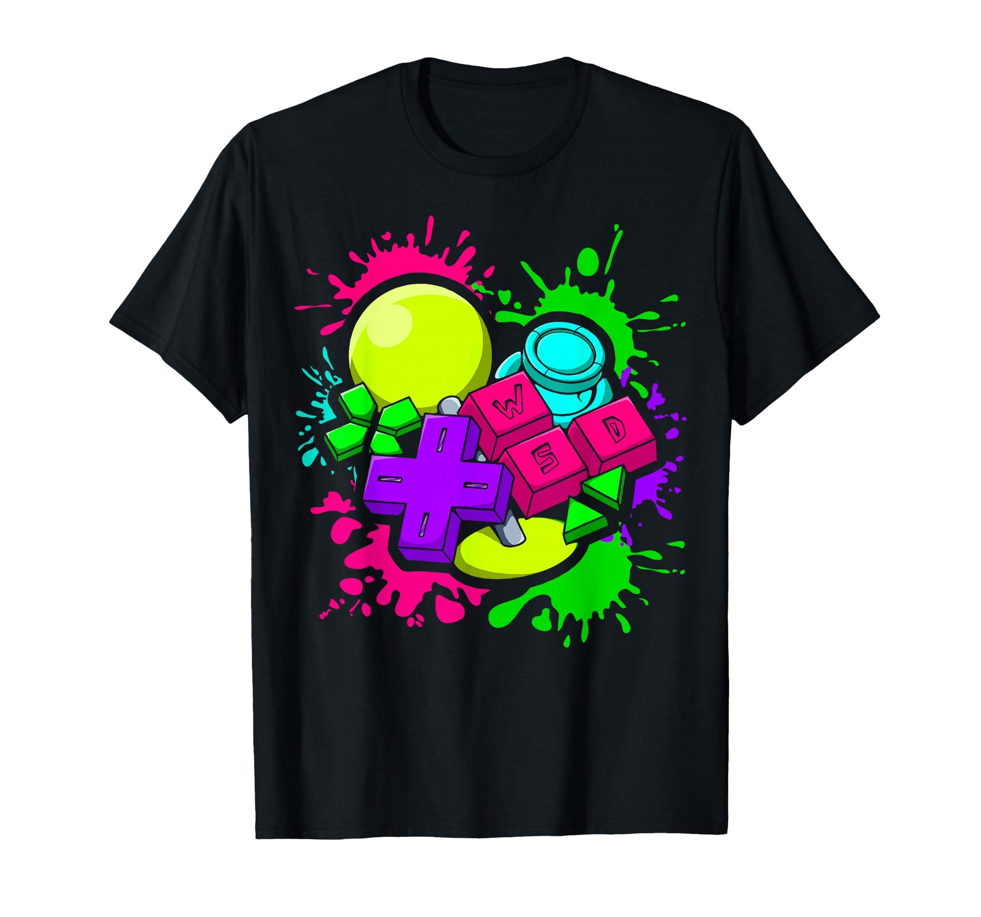 Video Game Console Controllers 80S T-Shirt - Fun Novelty Design for Adults - T-Shirt, Sweatshirt, Hoodie