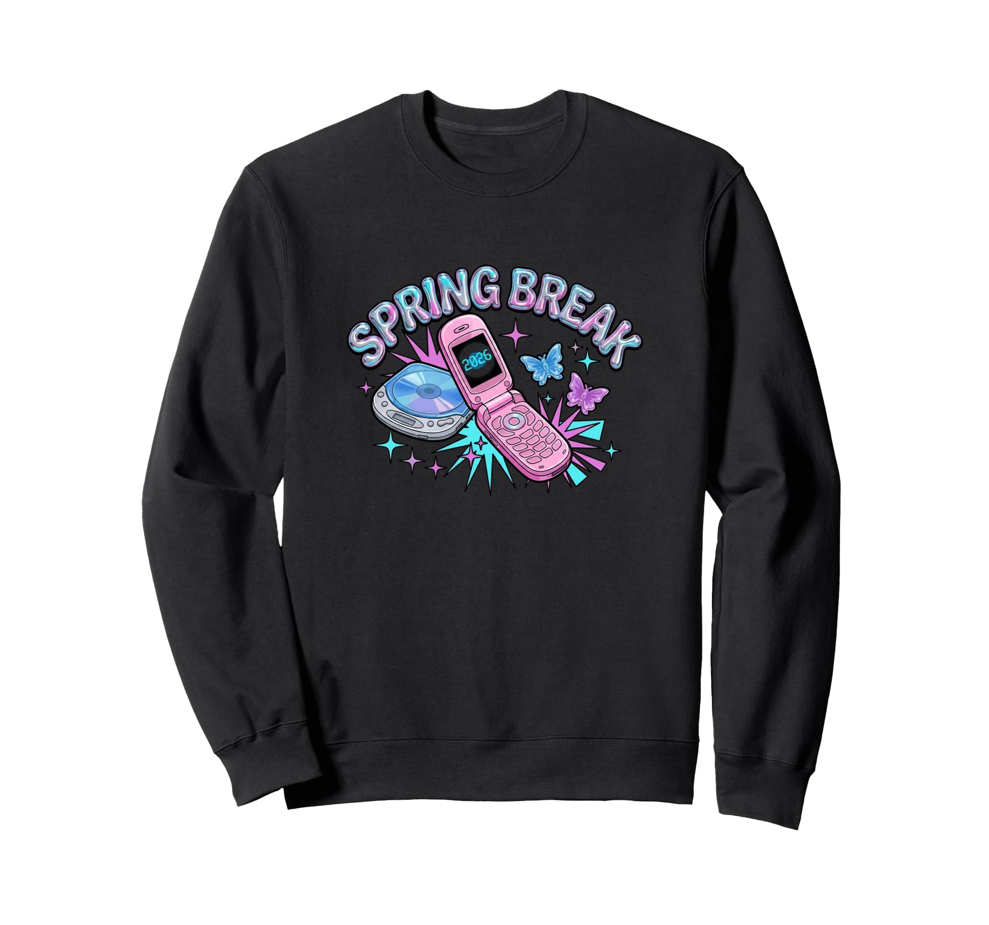 Spring Break Y2K Aesthetic Sweatshirt - Streetwear Style Men Women - T-Shirt, Sweatshirt, Hoodie