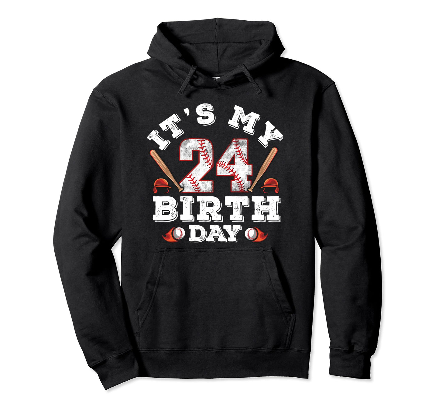 Its My 24Th Birthday 24 Jersey 24 Year Hoodie - Unique Graphic for Adults - T-Shirt, Sweatshirt, Hoodie