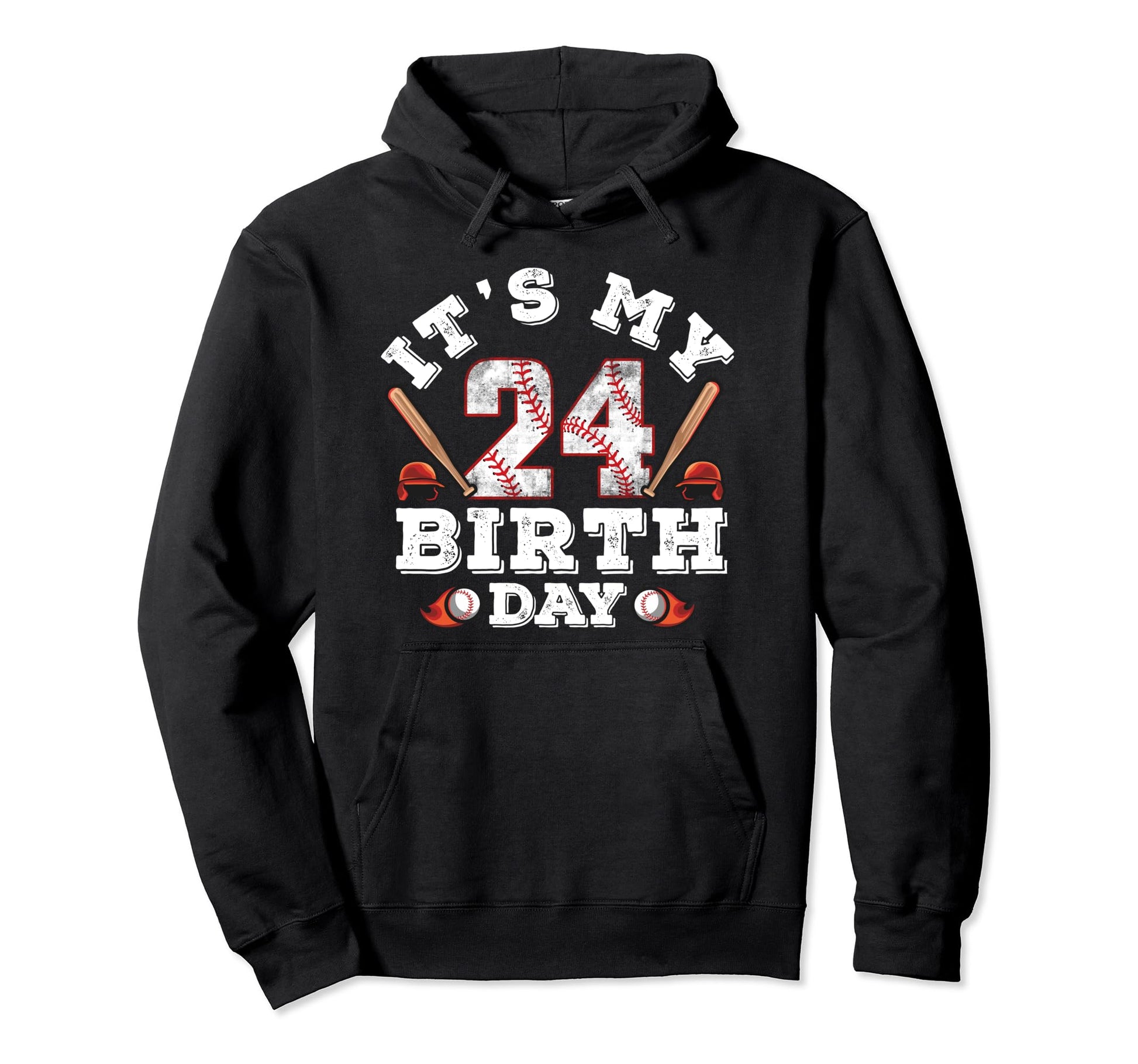 Its My 24Th Birthday 24 Jersey 24 Year Hoodie - Unique Graphic for Adults - T-Shirt, Sweatshirt, Hoodie