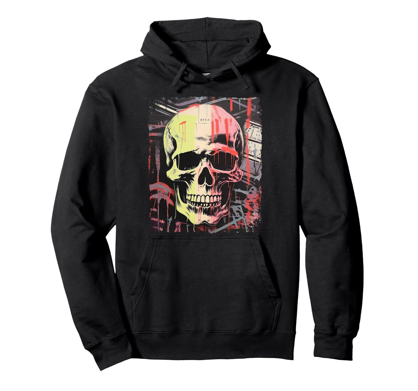 Aesthetic Streetwear Skull Hoodie - Unique Graphic Men Women - T-Shirt, Sweatshirt, Hoodie