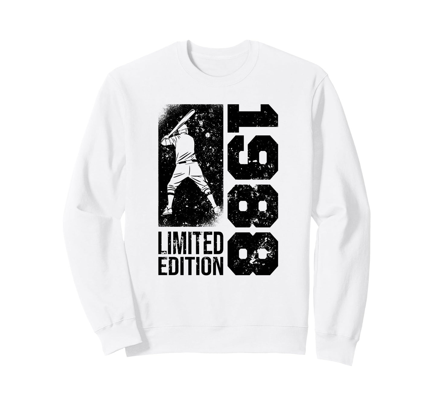 Baseball Player Born 1988 Sweatshirt - Aesthetic Graphic for Adults - T-Shirt, Sweatshirt, Hoodie