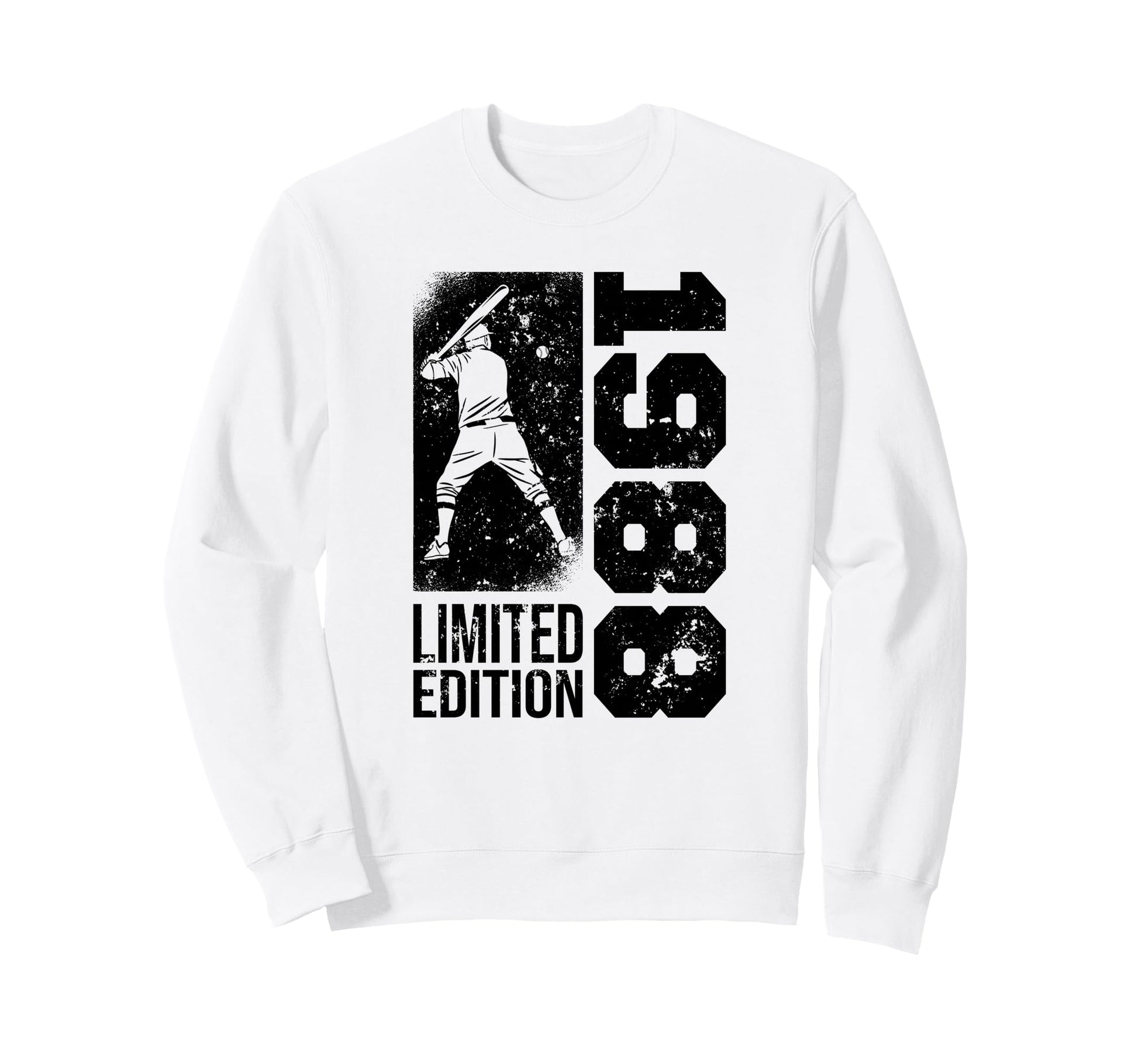 Baseball Player Born 1988 Sweatshirt - Aesthetic Graphic for Adults - T-Shirt, Sweatshirt, Hoodie