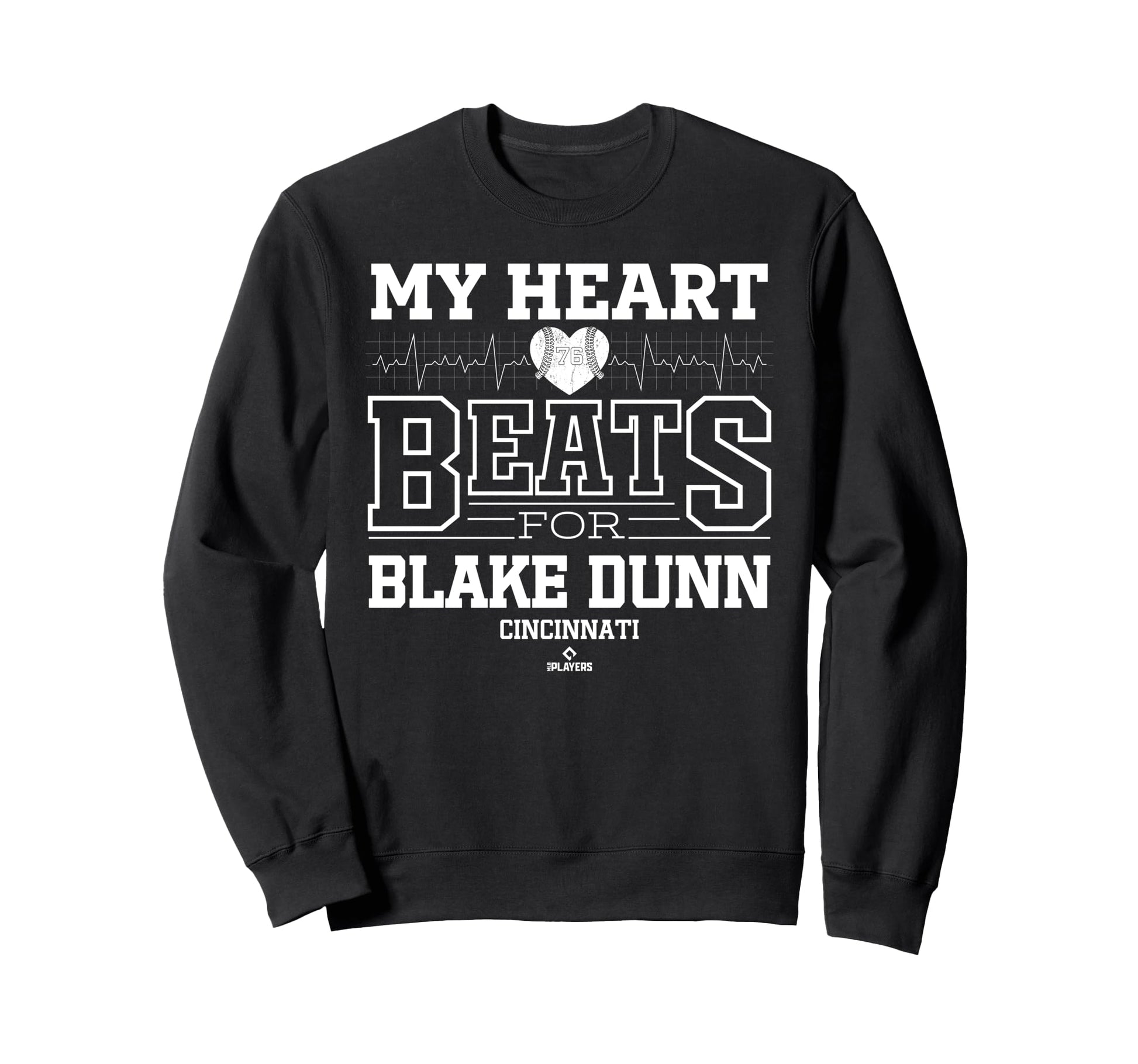 My Heart Beats Blake Dunn Cincinnati Sweatshirt - Minimalist Print Unisex - T-Shirt, Sweatshirt, Hoodie