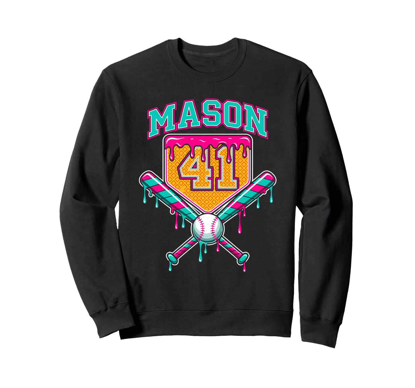 Mason 41 Meme Ice Cream Drip Sweatshirt - Custom Art Print for Adults - T-Shirt, Sweatshirt, Hoodie