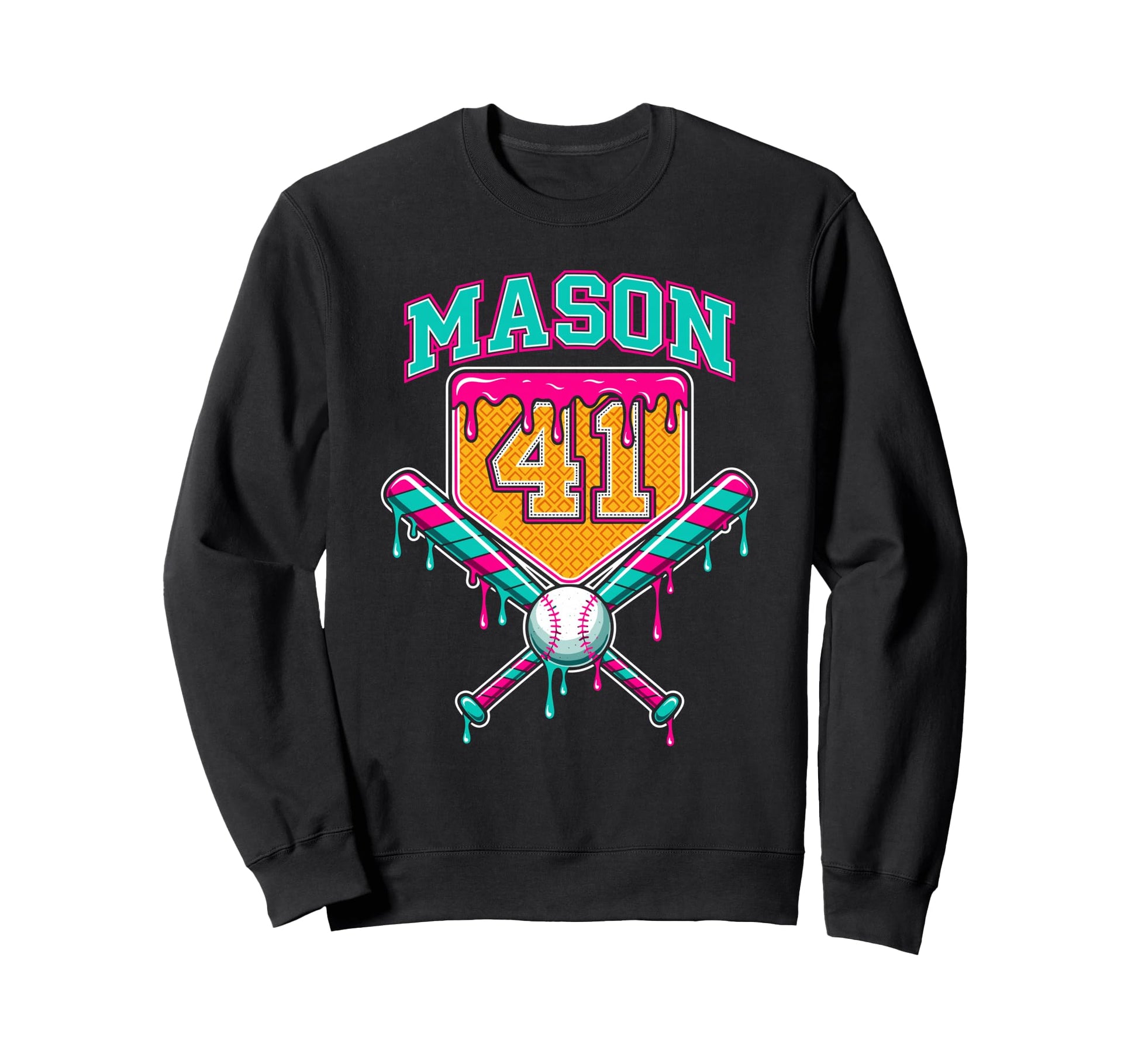 Mason 41 Meme Ice Cream Drip Sweatshirt - Custom Art Print for Adults - T-Shirt, Sweatshirt, Hoodie