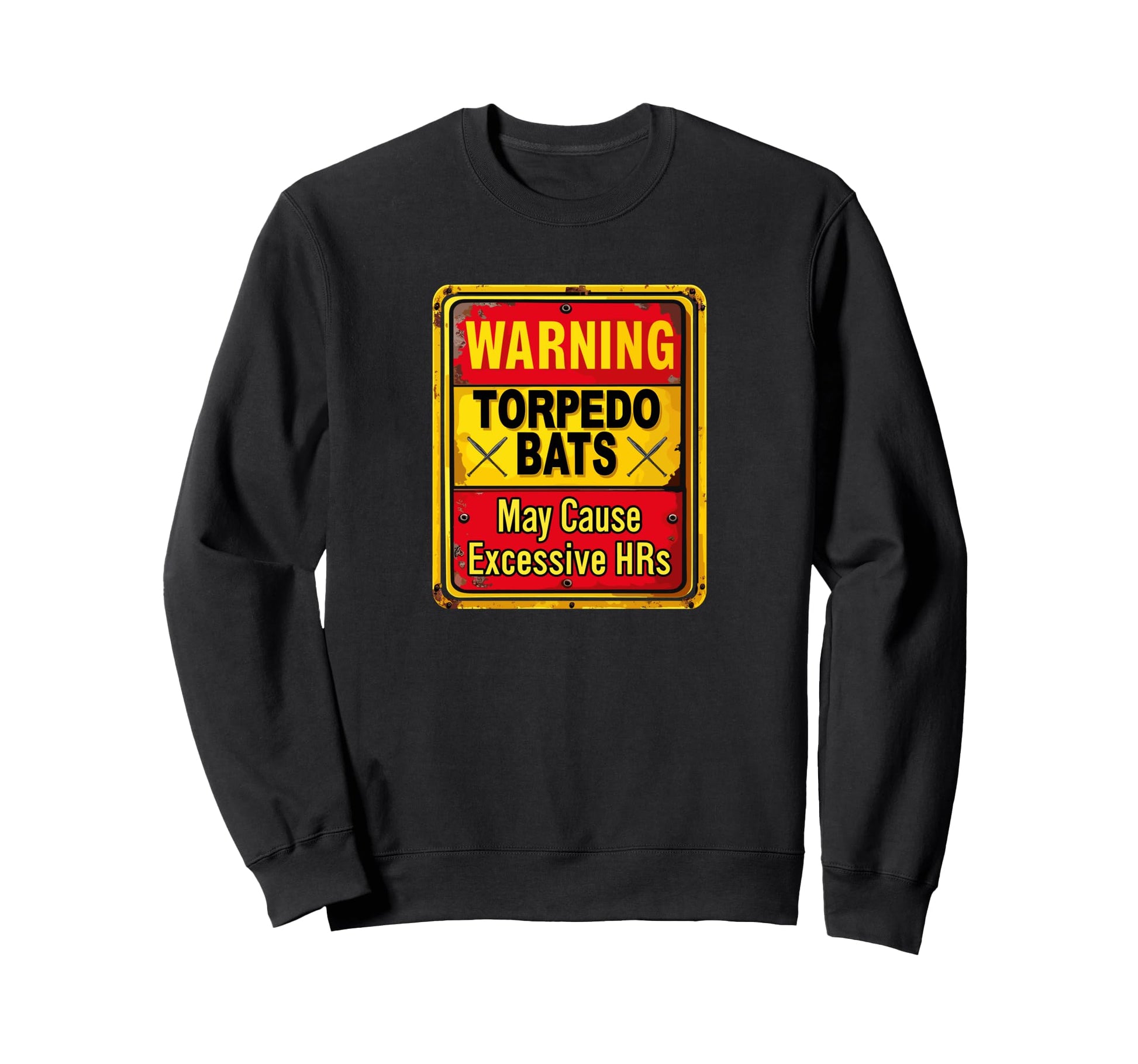 Warning Torpedo Bats May Sweatshirt - Casual Everyday Wear for Adults - T-Shirt, Sweatshirt, Hoodie