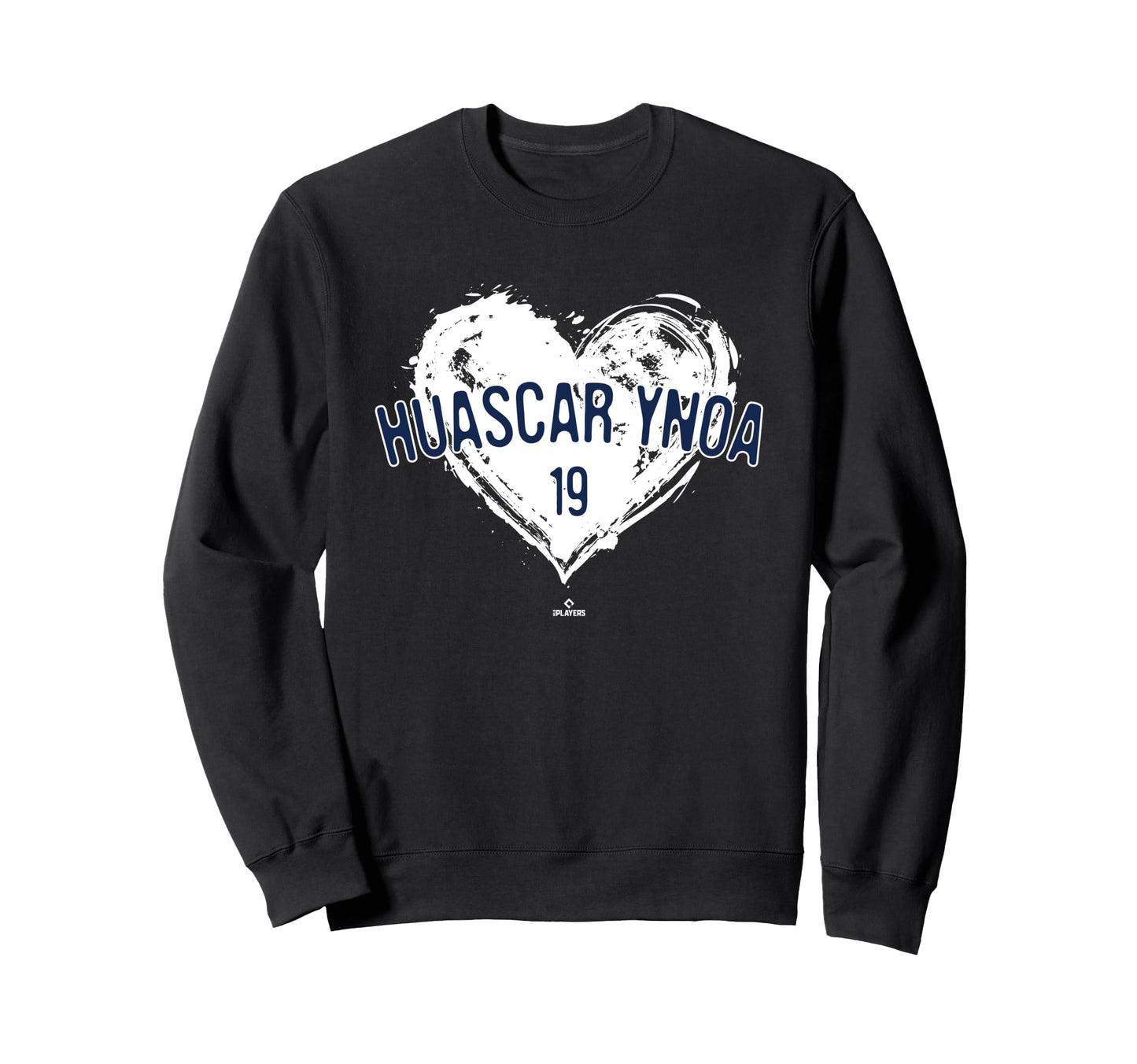Distressed Heart Huascar Ynoa Sweatshirt - Unique Graphic Men Women - T-Shirt, Sweatshirt, Hoodie