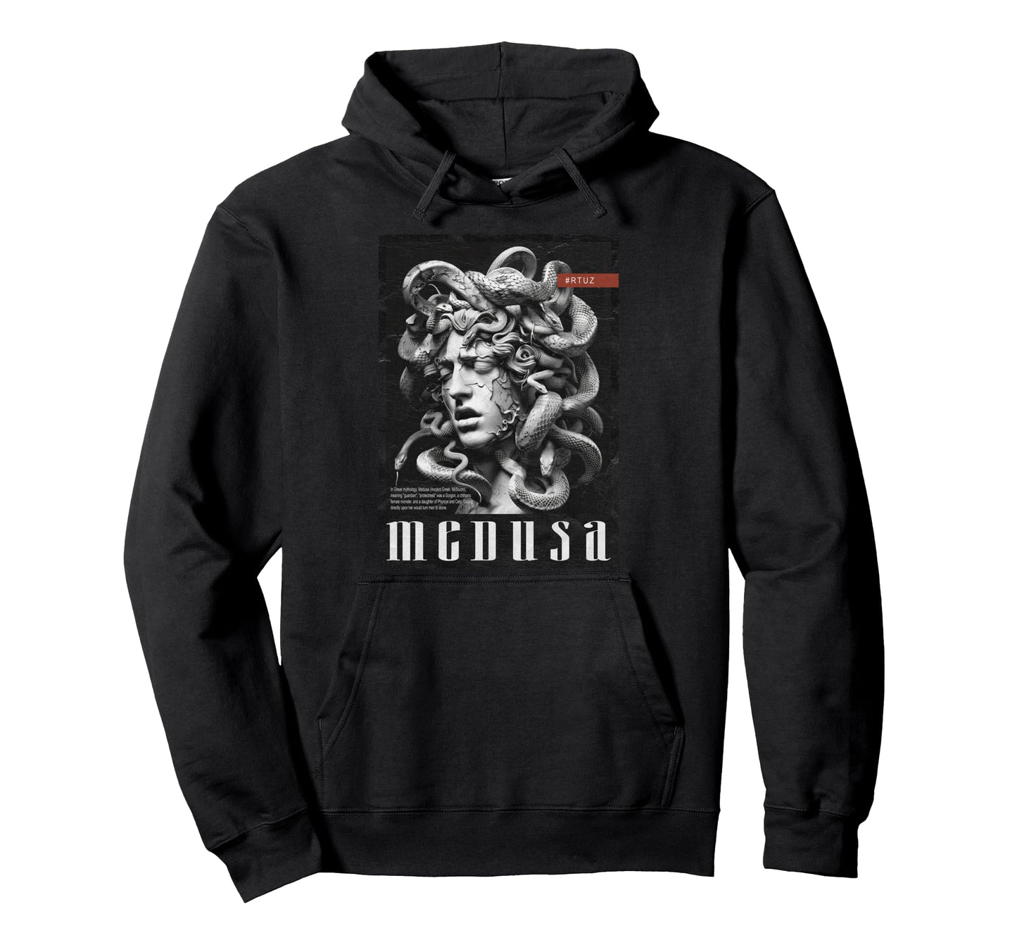 Medusa Aesthetic Y2K Streetwear Hoodie - Custom Art Print for Adults - T-Shirt, Sweatshirt, Hoodie