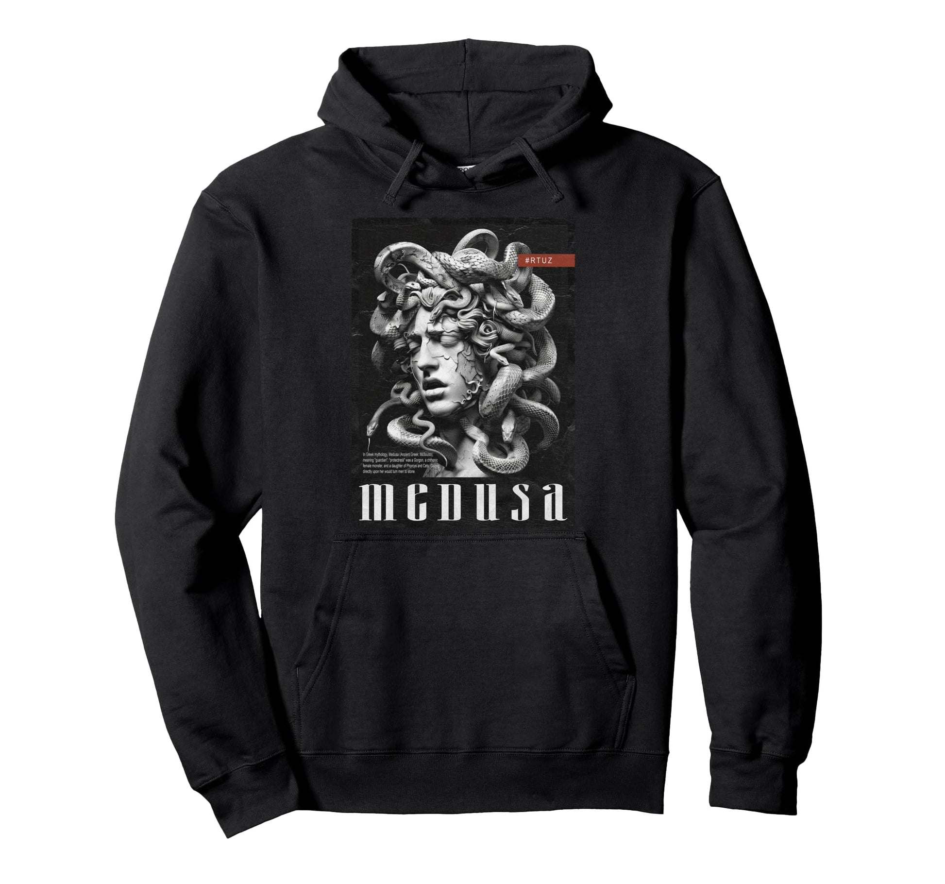 Medusa Aesthetic Y2K Streetwear Hoodie - Custom Art Print for Adults - T-Shirt, Sweatshirt, Hoodie