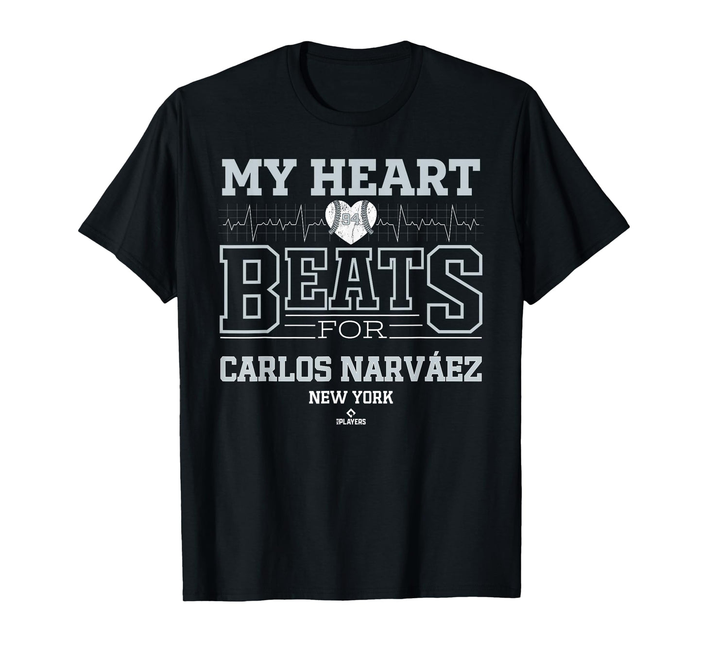 My Heart Beats Carlos Narv Ez New York T-Shirt - Trendy Graphic Men Women - T-Shirt, Sweatshirt, Hoodie