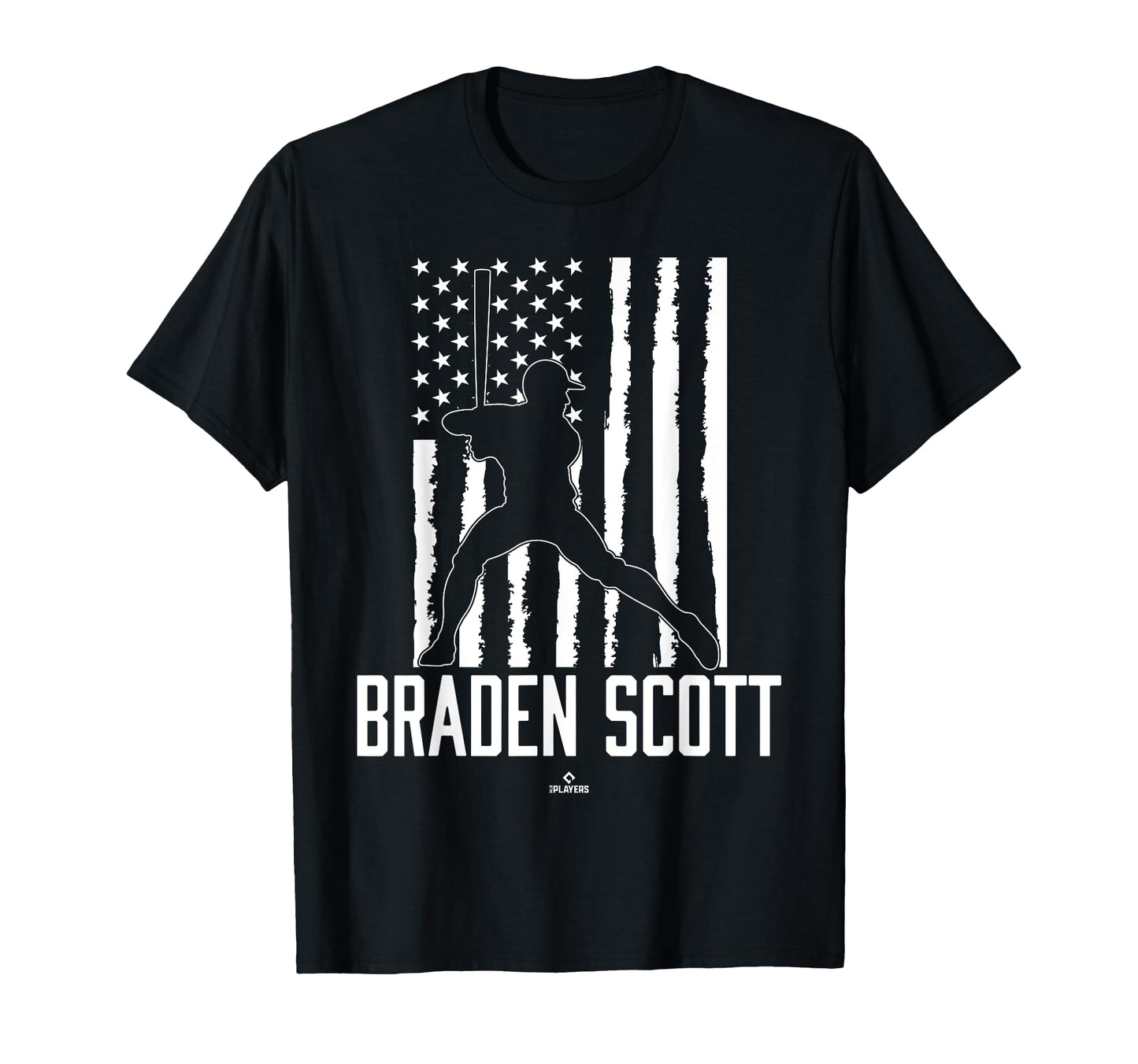 Distressed Flag Swing Braden Scott T-Shirt - Minimalist Print for Adults - T-Shirt, Sweatshirt, Hoodie