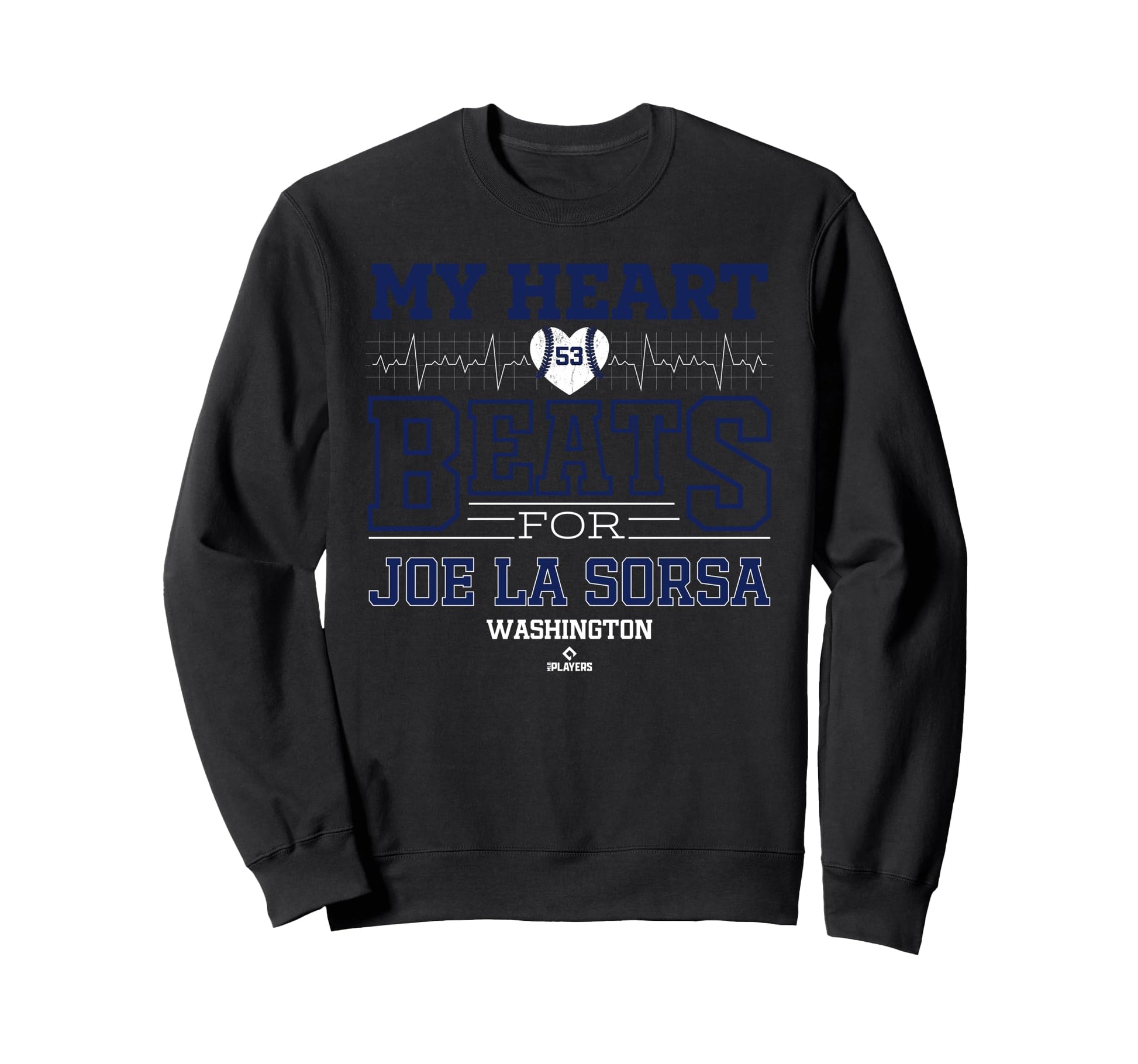 My Heart Beats Joe La Sorsa Washington Sweatshirt - Novelty Apparel Unisex - T-Shirt, Sweatshirt, Hoodie