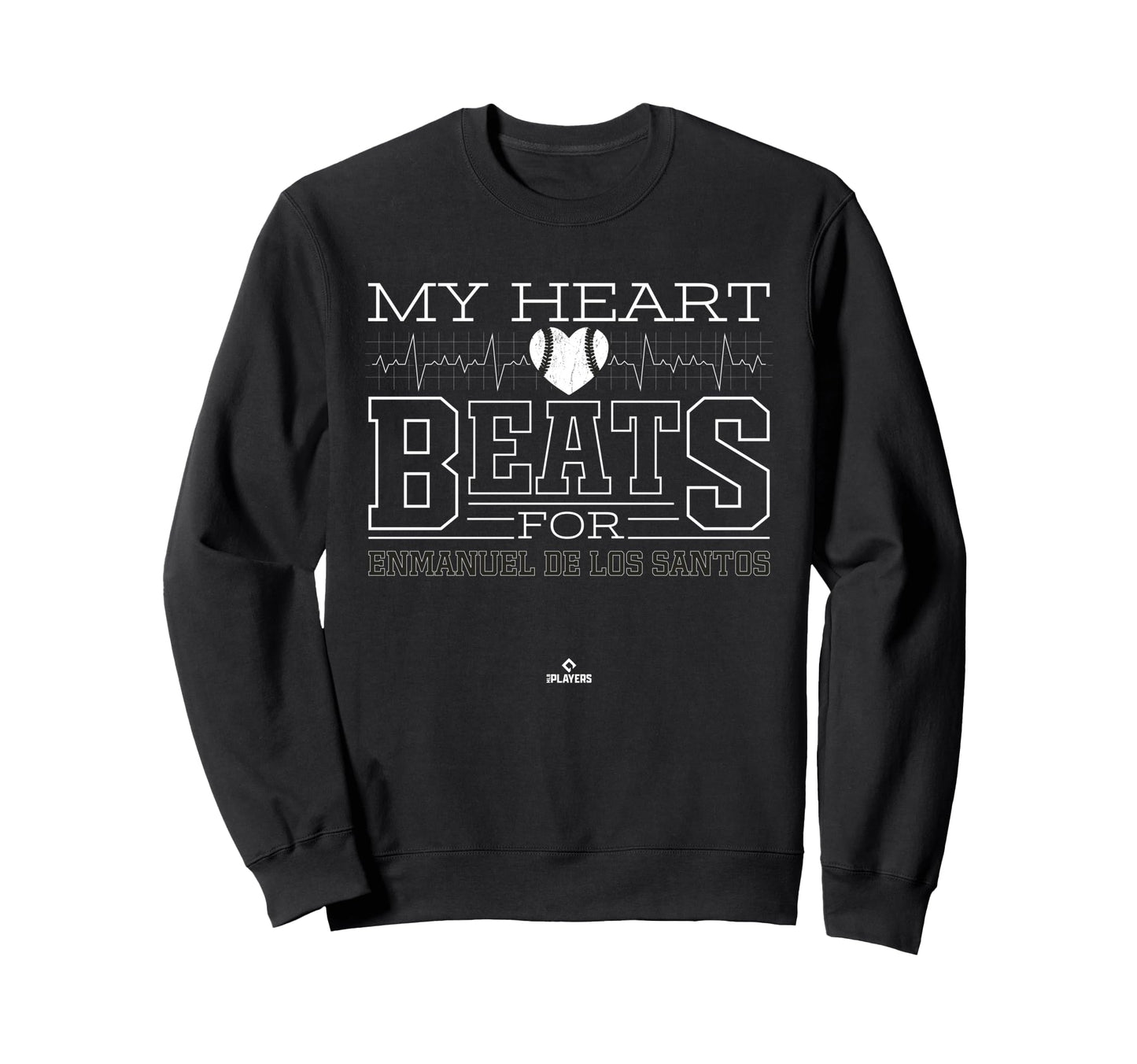 My Heart Beats Enmanuel De Los Sweatshirt - Trendy Graphic for Adults - T-Shirt, Sweatshirt, Hoodie