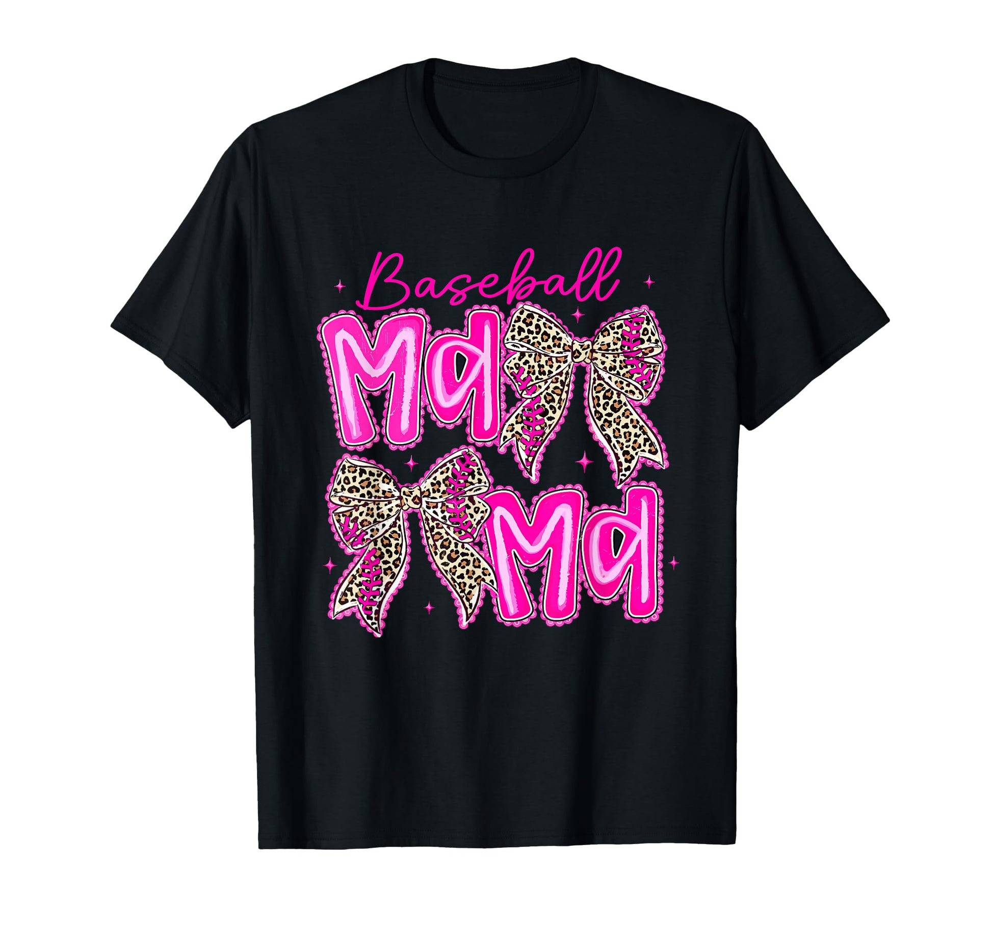 Leopard Baseball Mama Mothers Day T-Shirt - Streetwear Style for Adults - T-Shirt, Sweatshirt, Hoodie