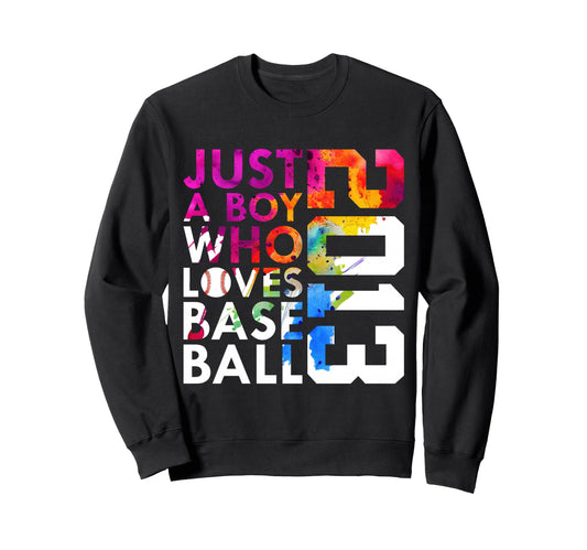 2013 Just Who Loves Baseball Sweatshirt - Aesthetic Graphic for Adults - T-Shirt, Sweatshirt, Hoodie