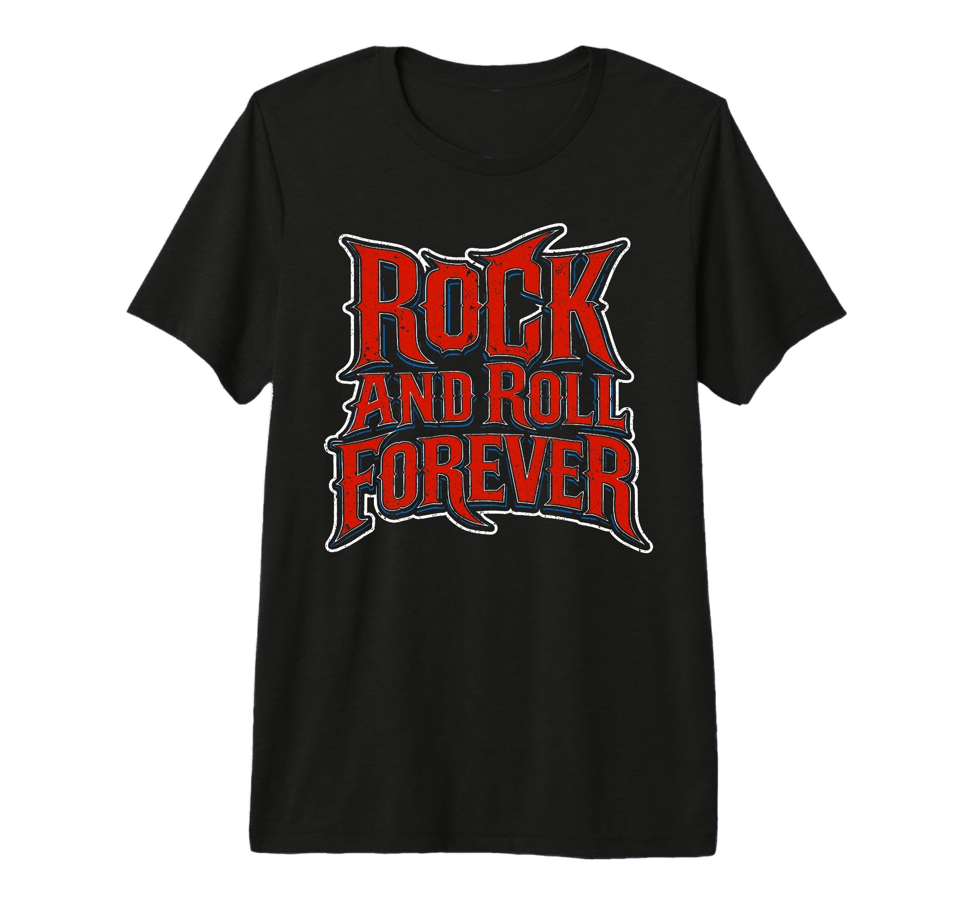 Rock And Roll Forever Rock Music Heavy T-Shirt - Streetwear Style Unisex - T-Shirt, Sweatshirt, Hoodie