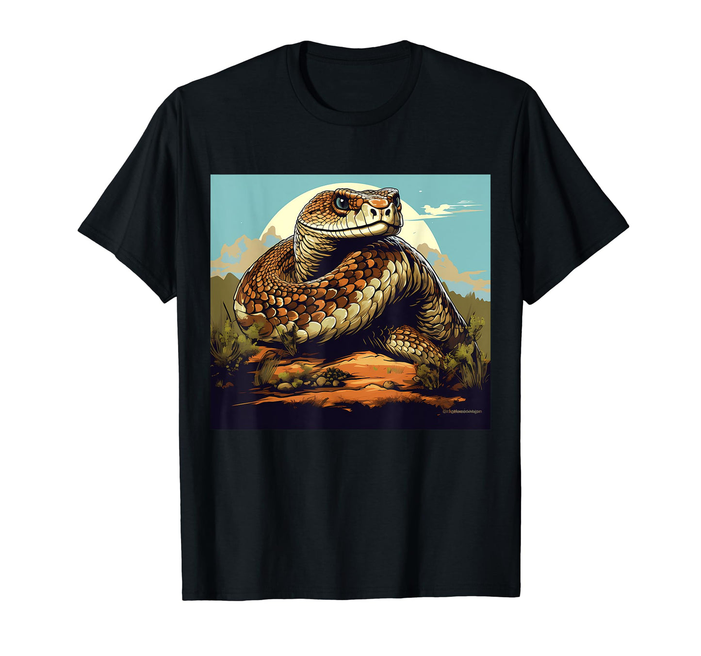 Western Diamondback Rattlesnake T-Shirt - Fun Novelty Design Unisex - T-Shirt, Sweatshirt, Hoodie