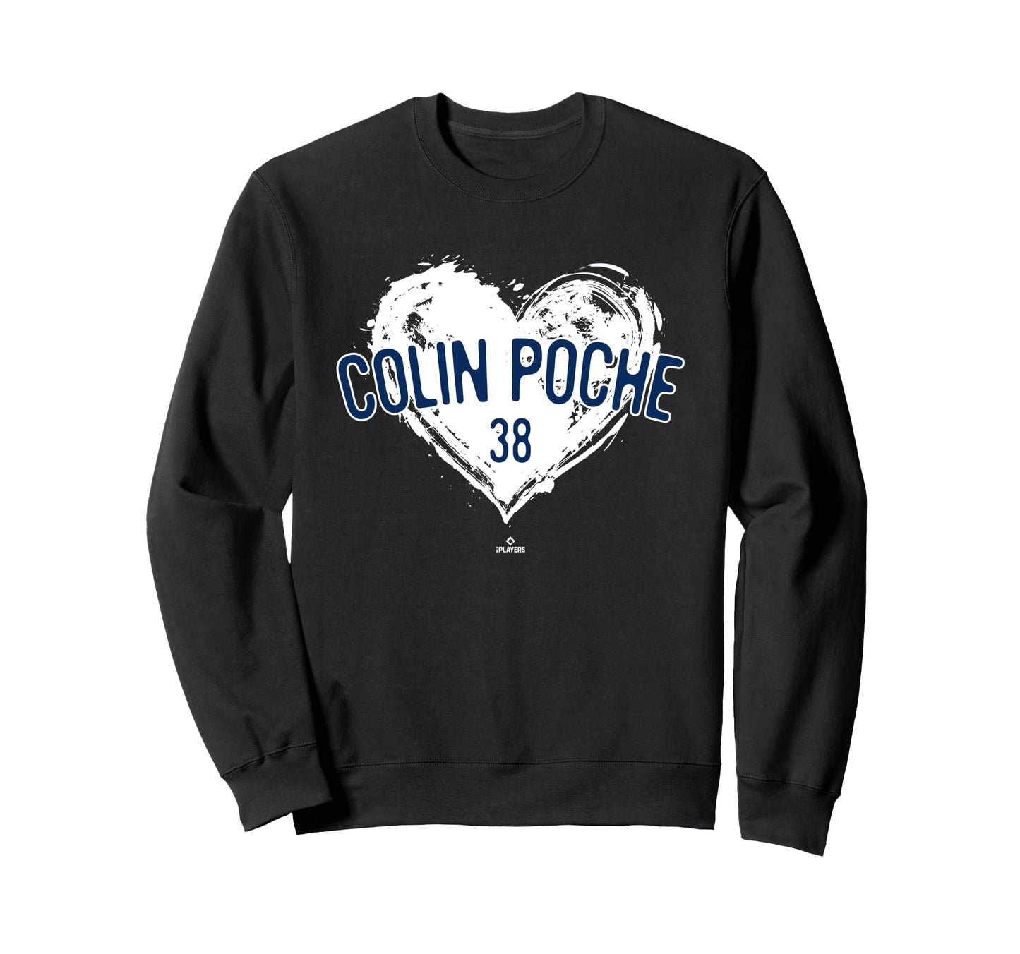 Distressed Heart Colin Poche Tampa Sweatshirt - Minimalist Print Unisex - T-Shirt, Sweatshirt, Hoodie