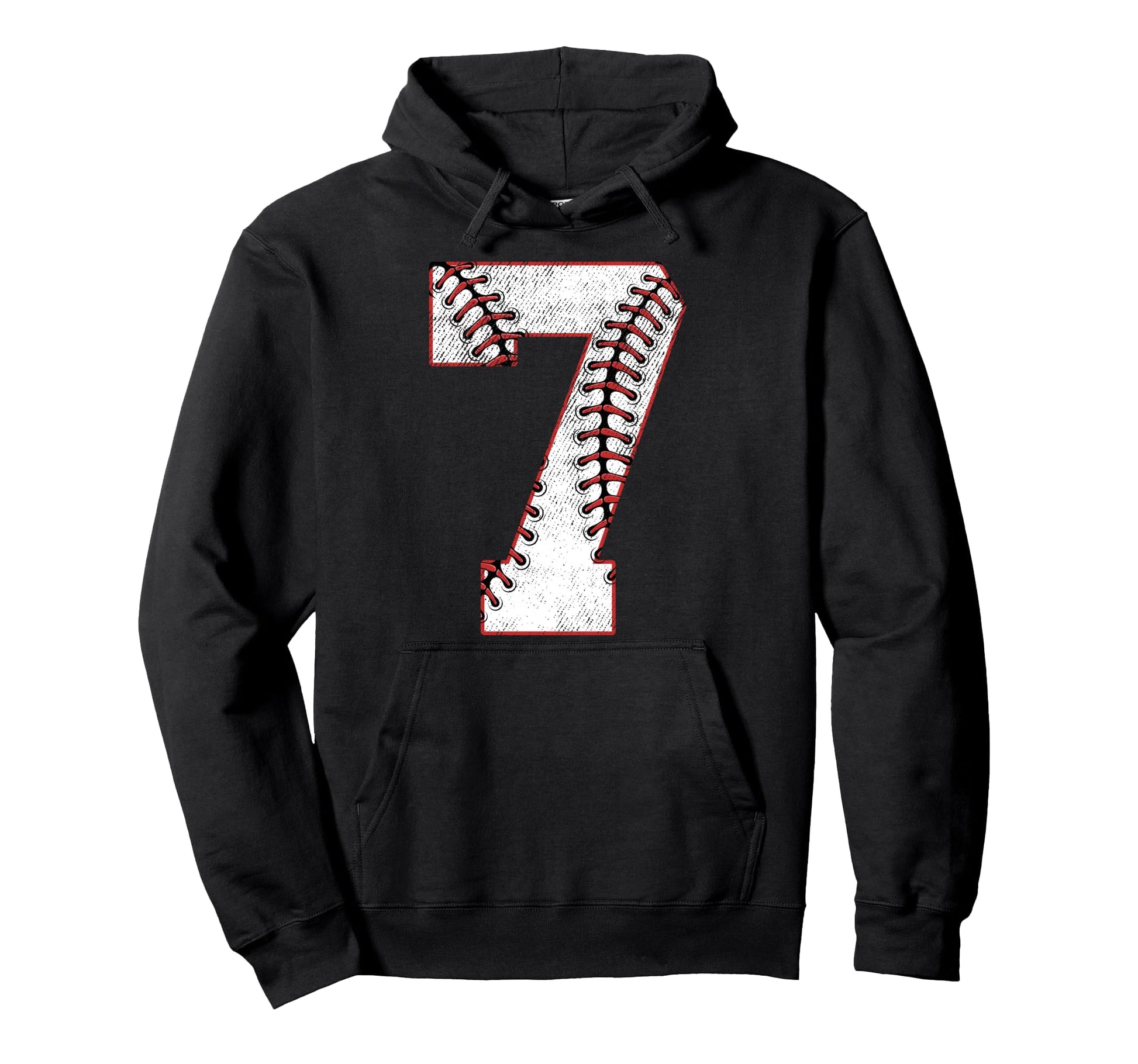 7Th Birthday Party 7 Year Old Baseball Hoodie - Minimalist Print Unisex - T-Shirt, Sweatshirt, Hoodie