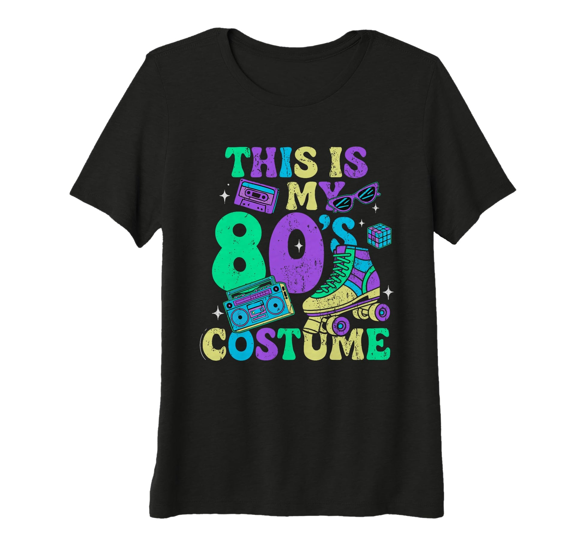 Womens Roller Skates This Is My 80S T-Shirt - Graphic Print Men Women - T-Shirt, Sweatshirt, Hoodie