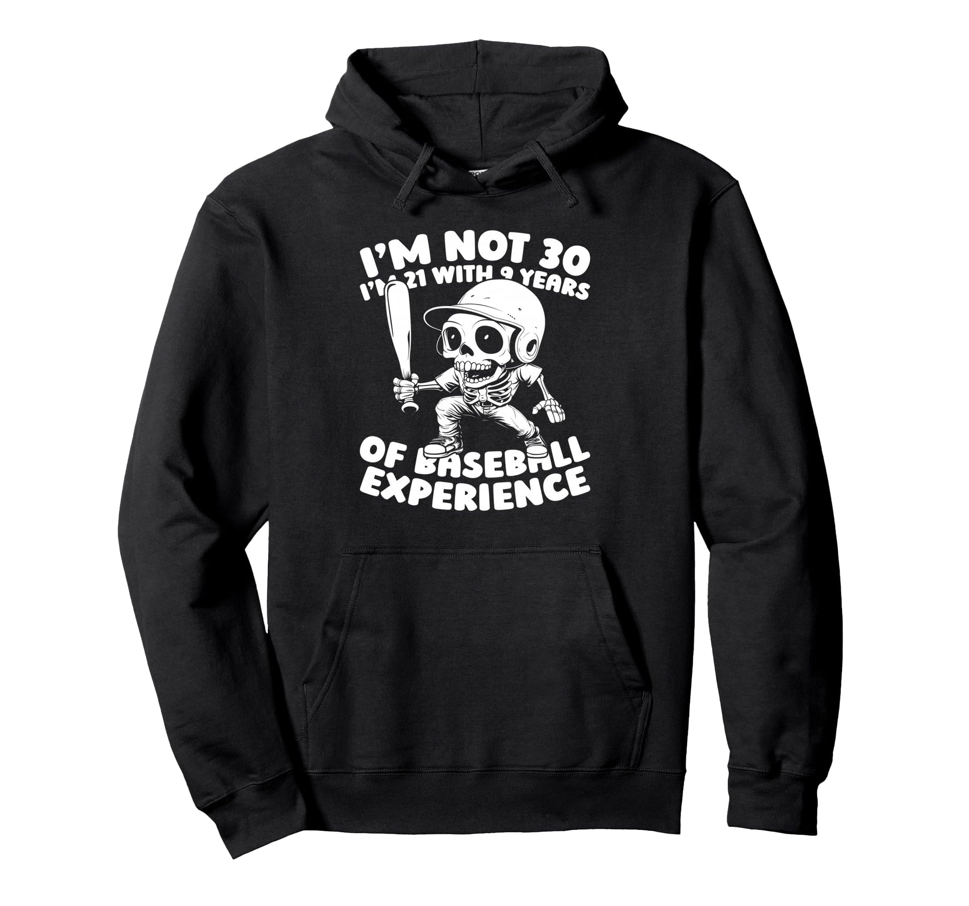 30 Years Old Baseballer Sport Player Hoodie - Trendy Graphic Unisex - T-Shirt, Sweatshirt, Hoodie