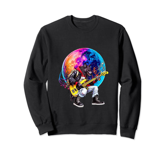 80S 90S Streetwear Scary Rocker Sweatshirt - Casual Everyday Wear Unisex - T-Shirt, Sweatshirt, Hoodie