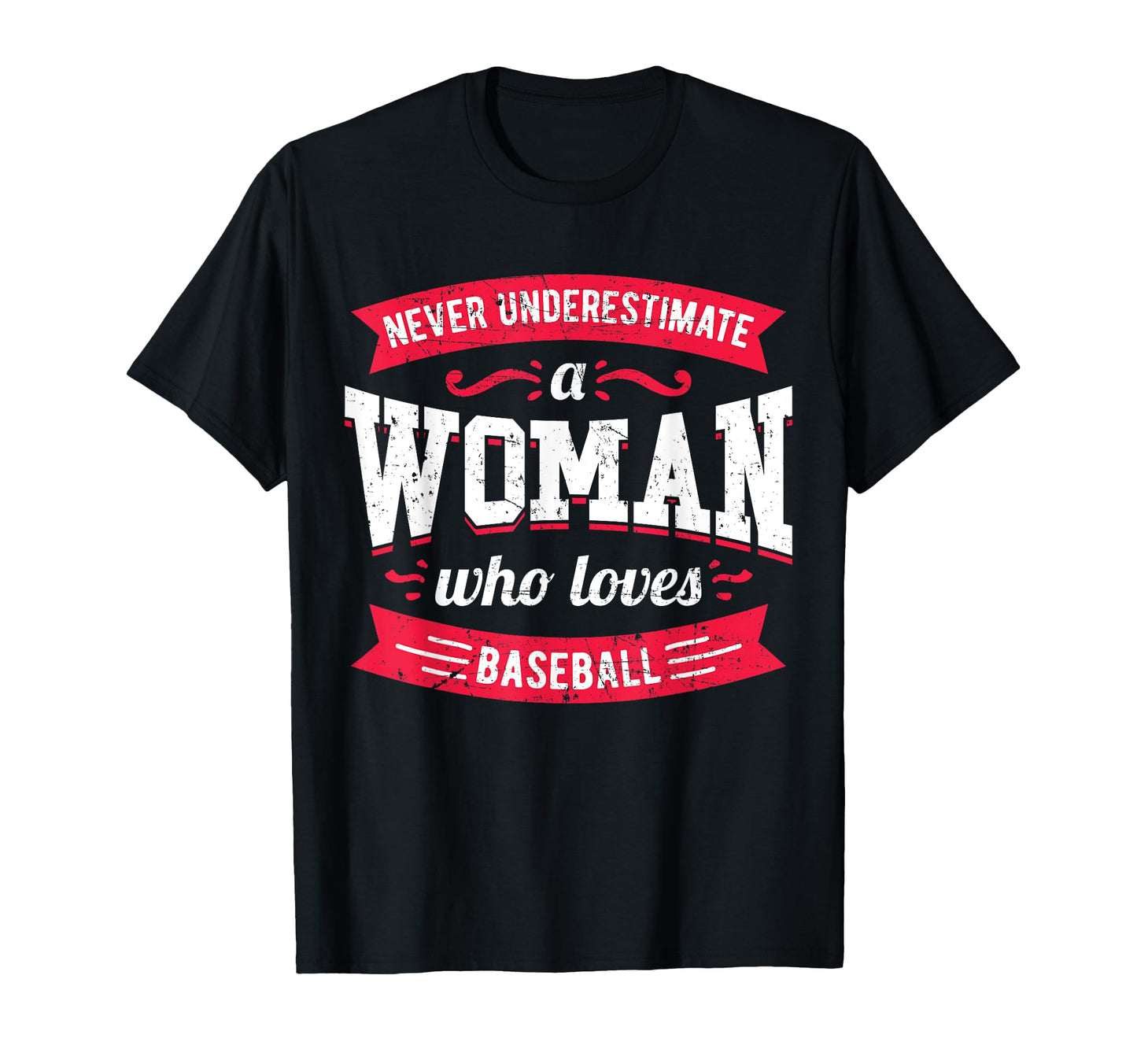 Never Underestimate Who Loves Baseball T-Shirt - Trendy Graphic Unisex - T-Shirt, Sweatshirt, Hoodie