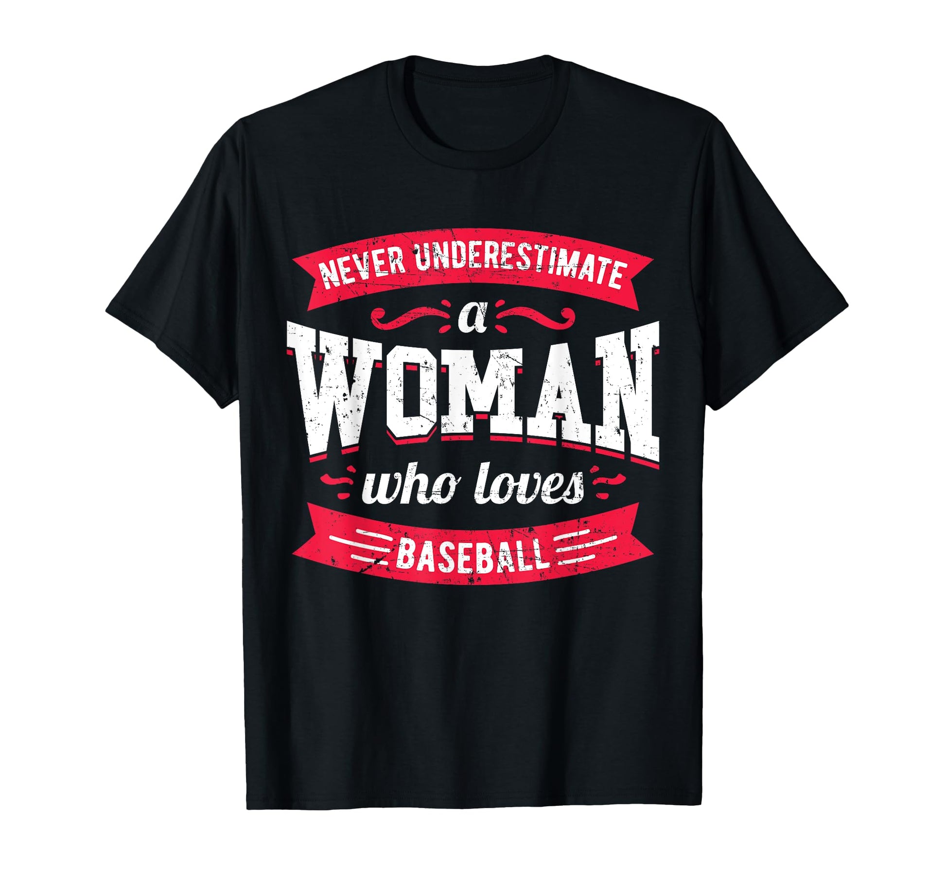 Never Underestimate Who Loves Baseball T-Shirt - Trendy Graphic Unisex - T-Shirt, Sweatshirt, Hoodie