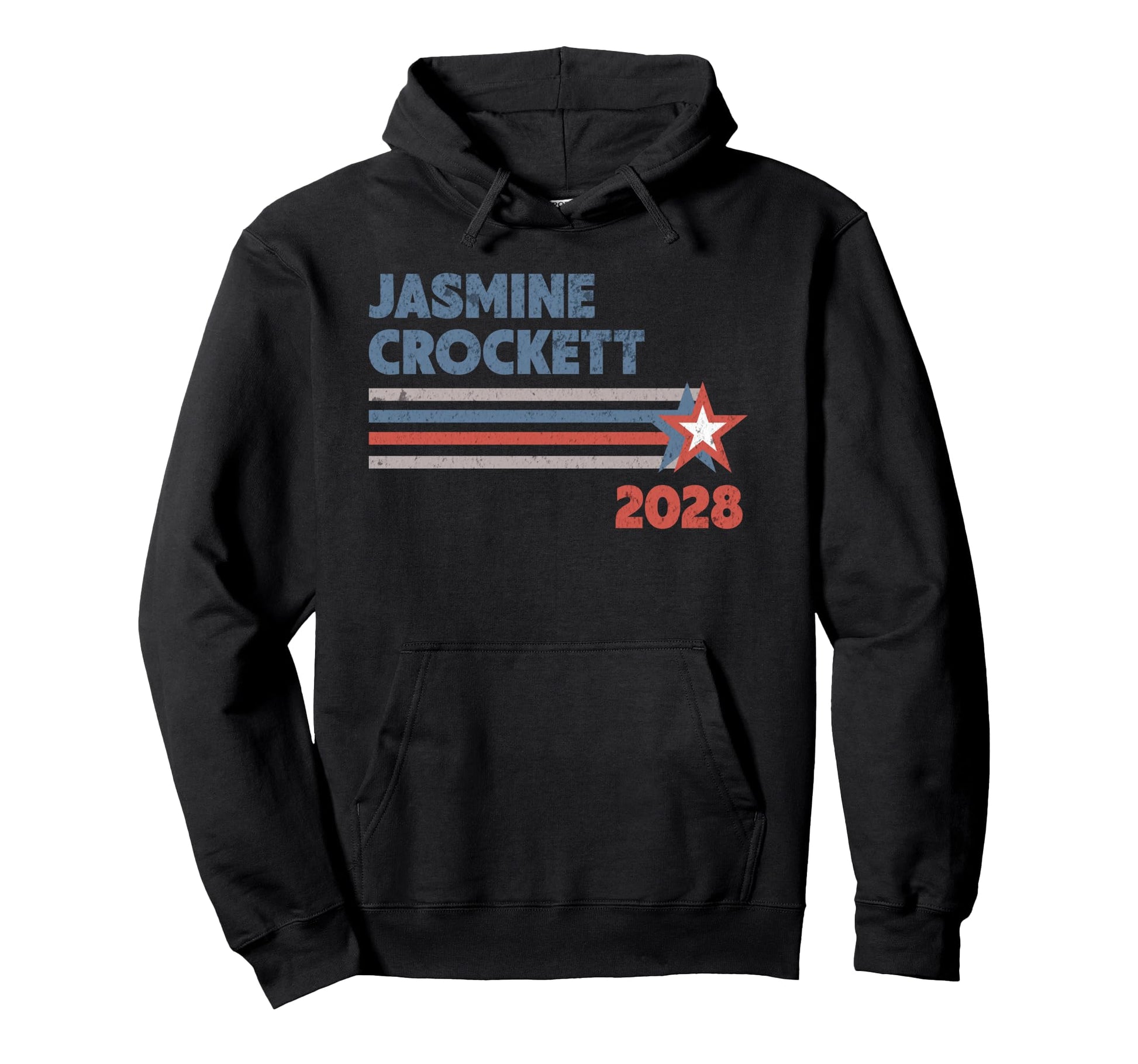 Jasmine Crockett 2028 President Hoodie - Minimalist Print for Adults - T-Shirt, Sweatshirt, Hoodie
