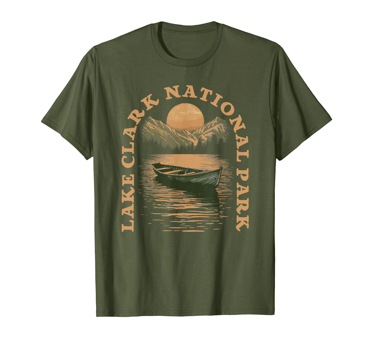 Lake Clark National Park Boat Lake T-Shirt - Aesthetic Graphic Unisex - T-Shirt, Sweatshirt, Hoodie