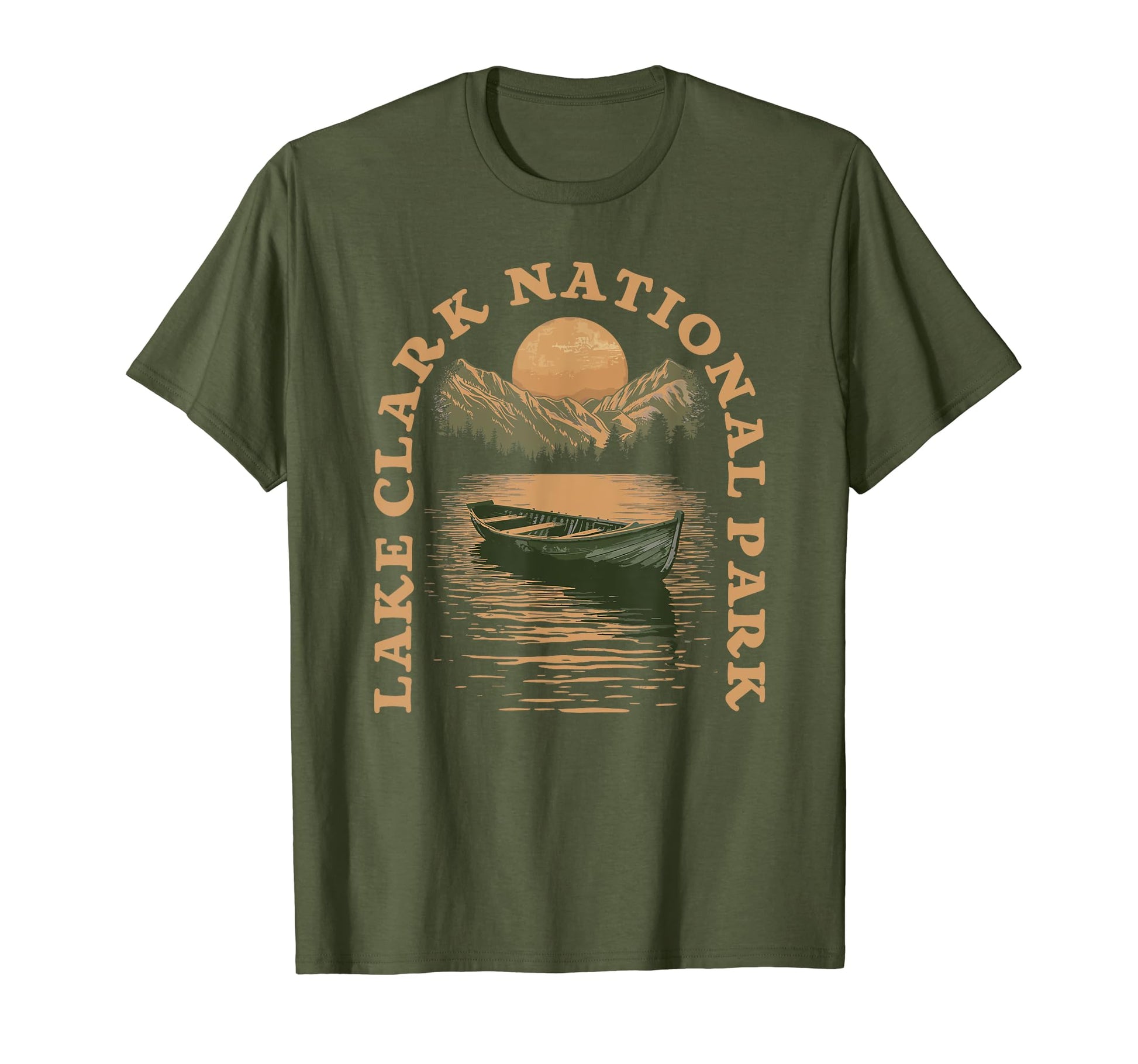 Lake Clark National Park Boat Lake T-Shirt - Aesthetic Graphic Unisex - T-Shirt, Sweatshirt, Hoodie