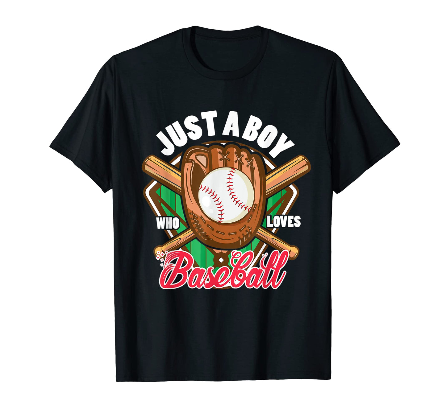 Just Who Loves Baseball Baseball Racket T-Shirt - Novelty Apparel Unisex - T-Shirt, Sweatshirt, Hoodie