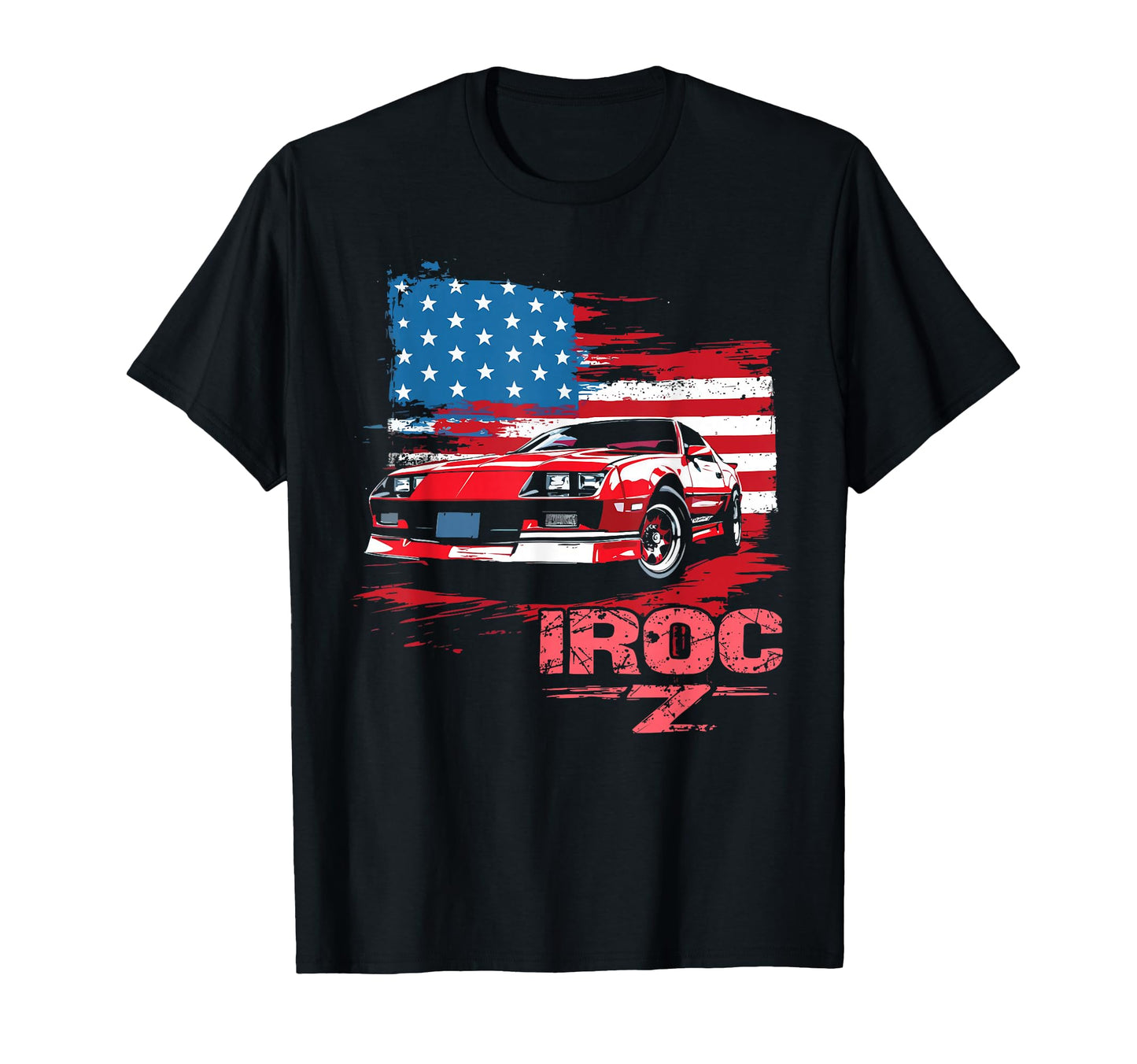 1980S Iroc Z American Flag Patriotic T-Shirt - Trendy Graphic Men Women - T-Shirt, Sweatshirt, Hoodie