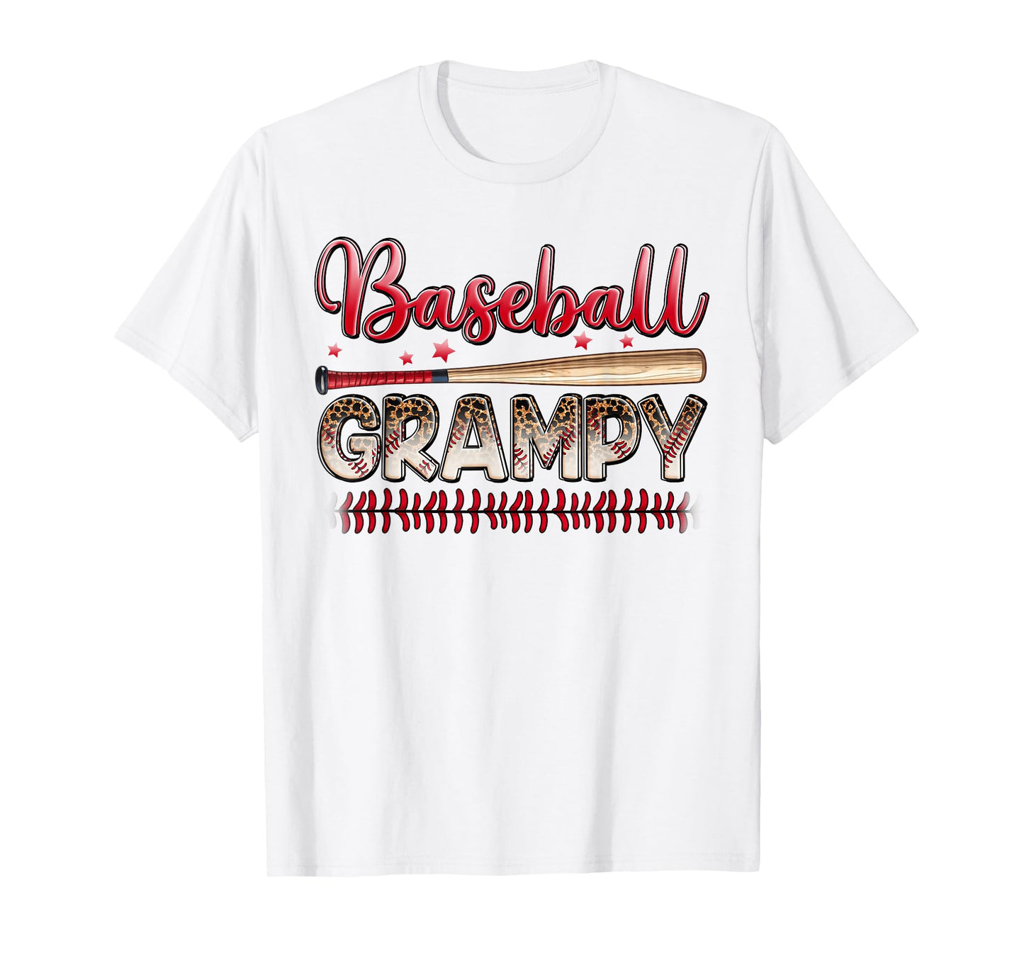 Baseball Grampy Funny Leopard Baseball T-Shirt - Streetwear Style Unisex - T-Shirt, Sweatshirt, Hoodie