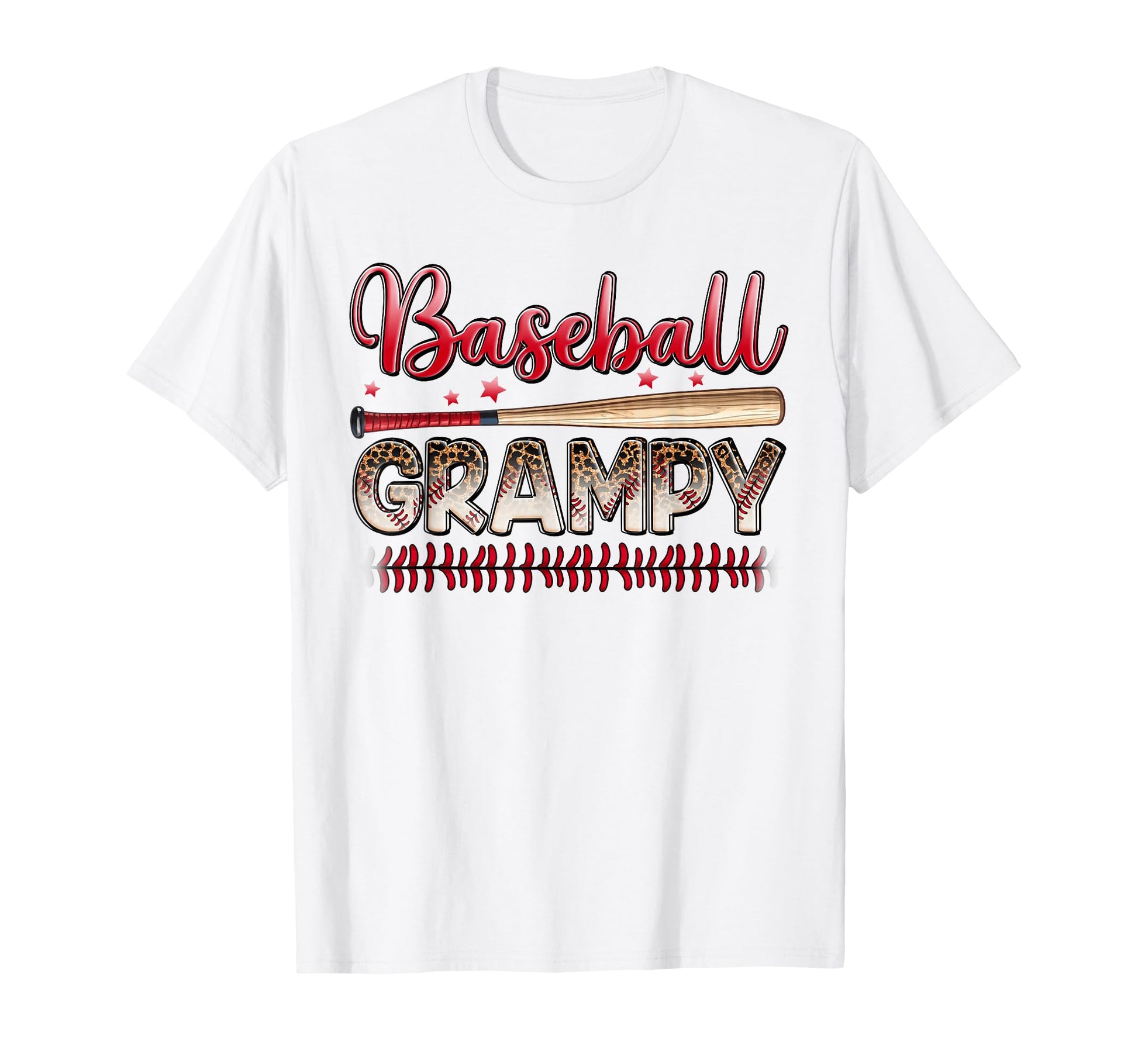 Baseball Grampy Funny Leopard Baseball T-Shirt - Streetwear Style Unisex - T-Shirt, Sweatshirt, Hoodie