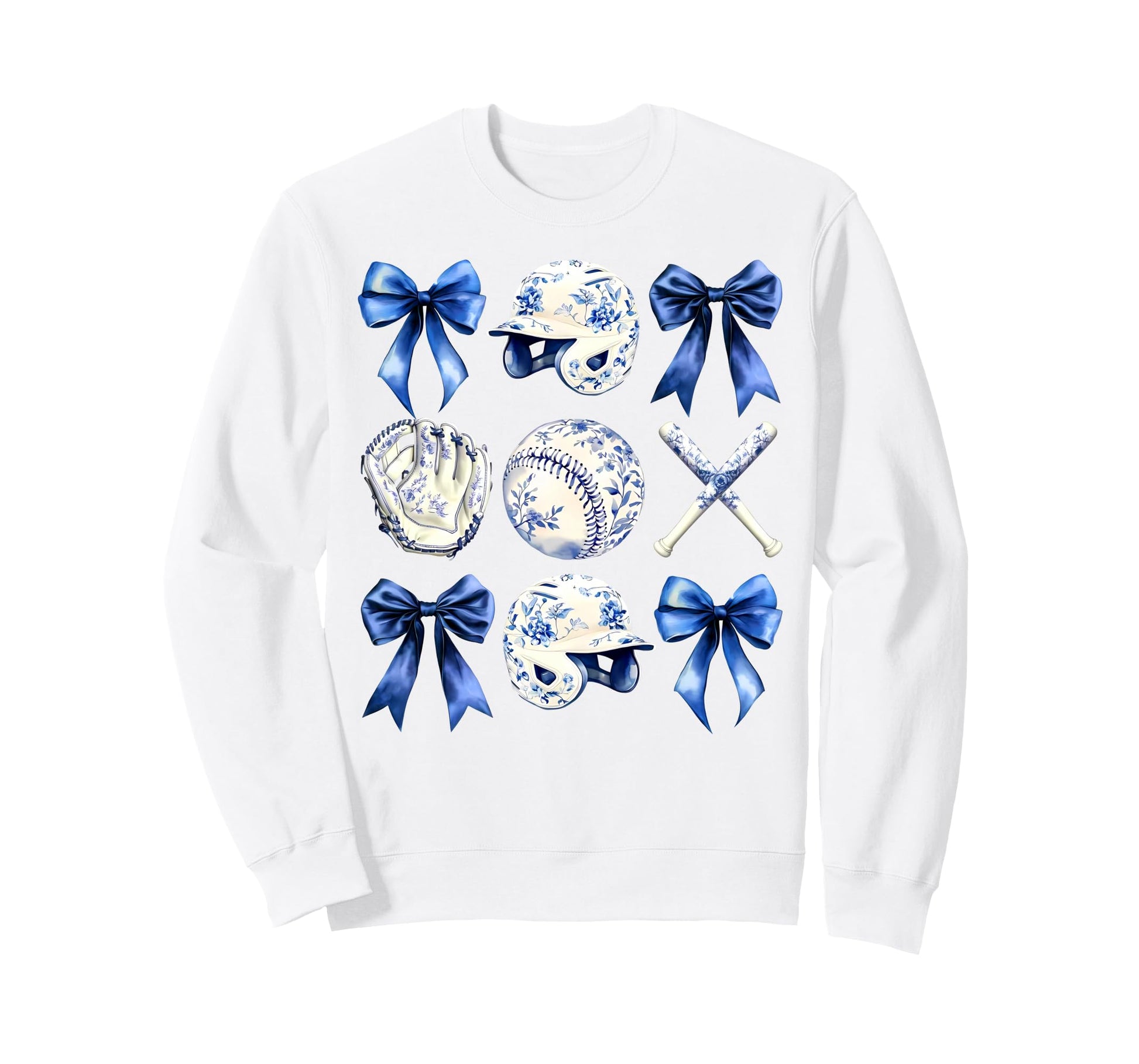 Baseball Coquette Bow Baseball Mama Sweatshirt - Unique Graphic Unisex - T-Shirt, Sweatshirt, Hoodie